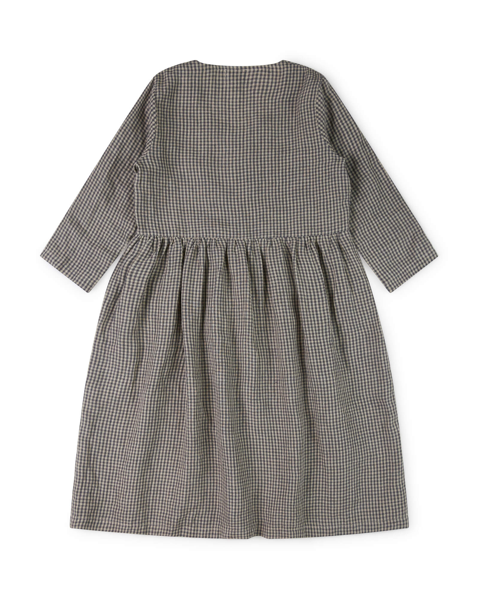 Buttoned Midi Dress vichy