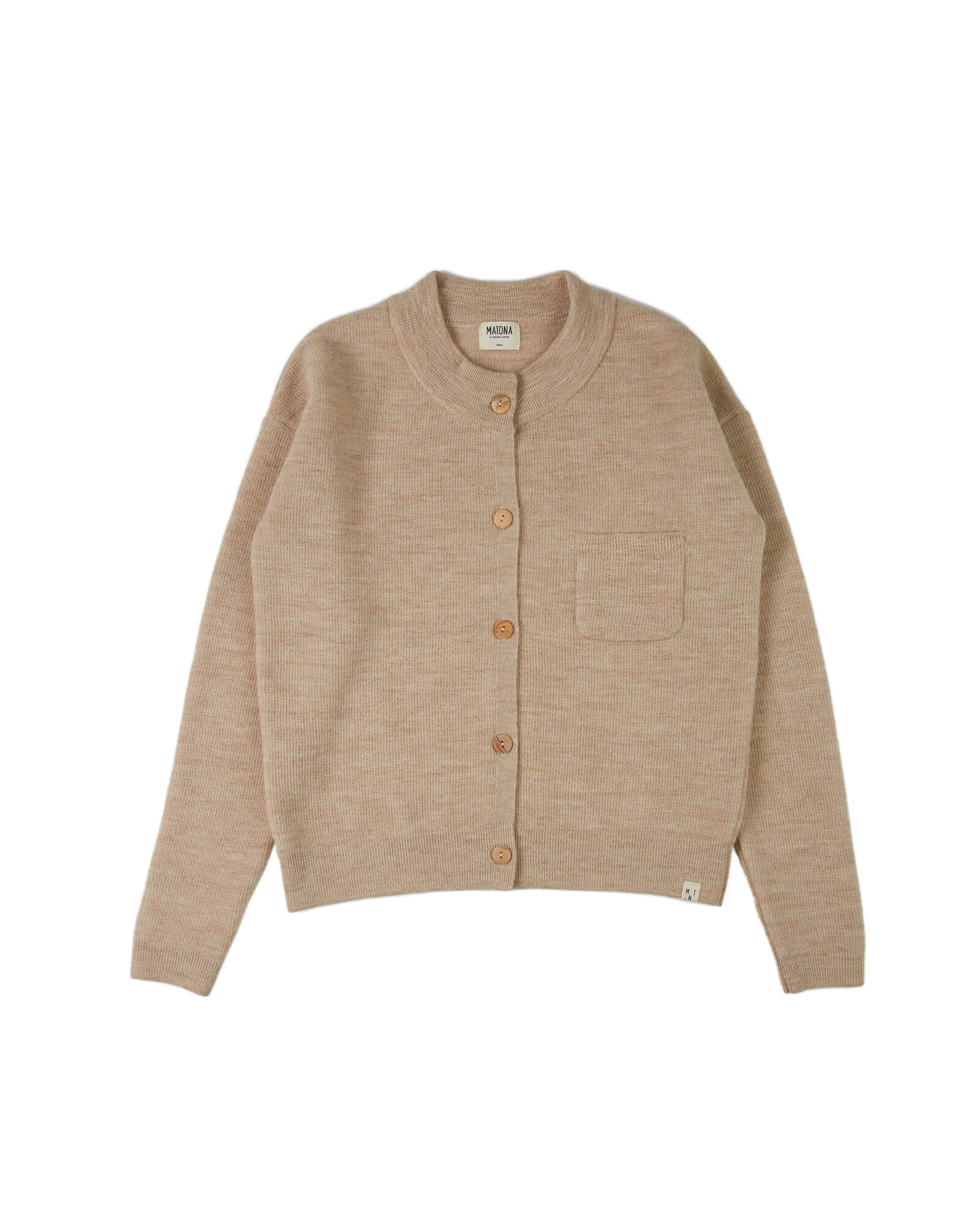 Patch Pocket Cardigan camel