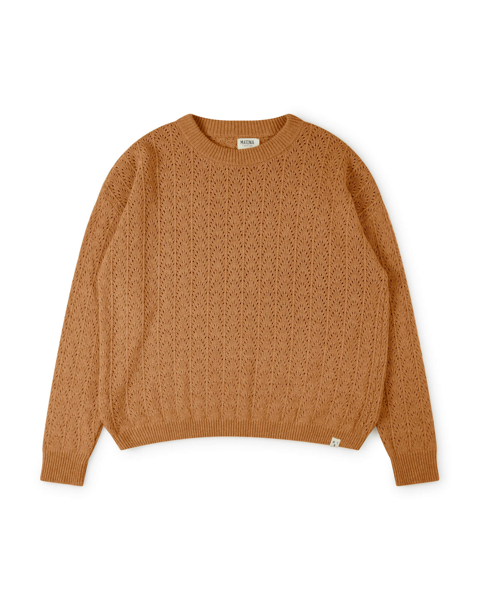 Pointelle Sweater ochre