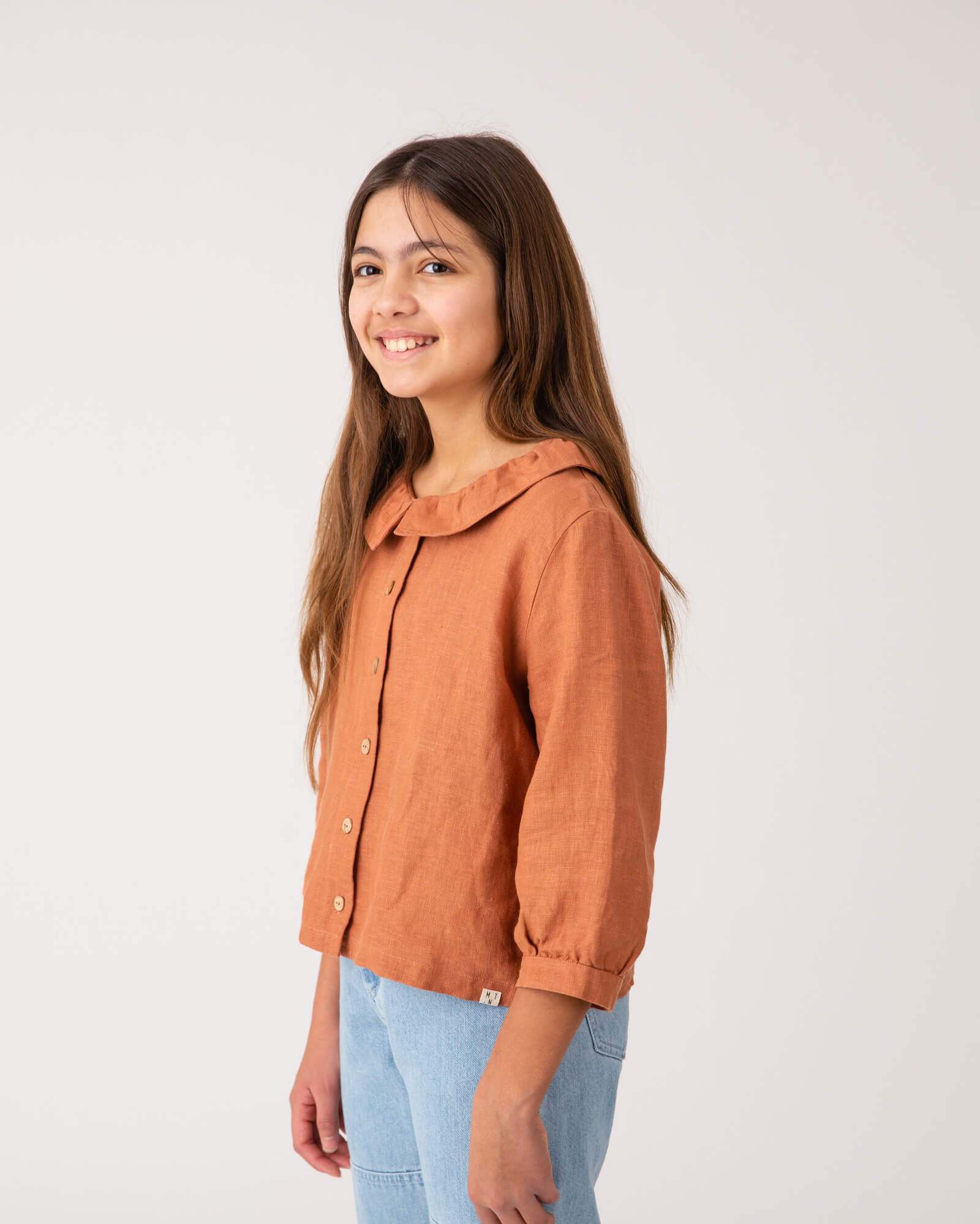 Frill Collar Blouse russet | Matona