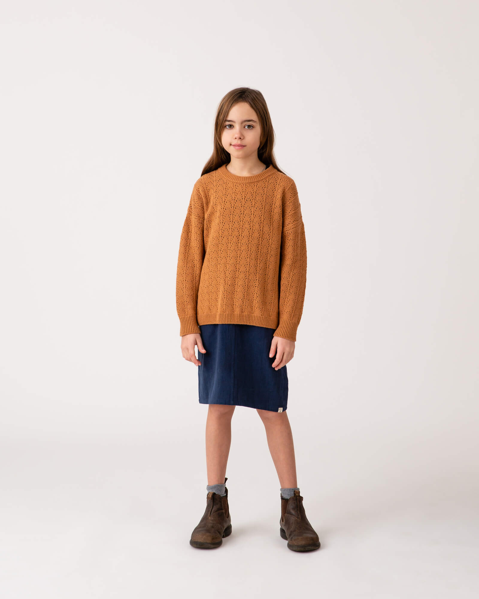 Lace Sweater ochre