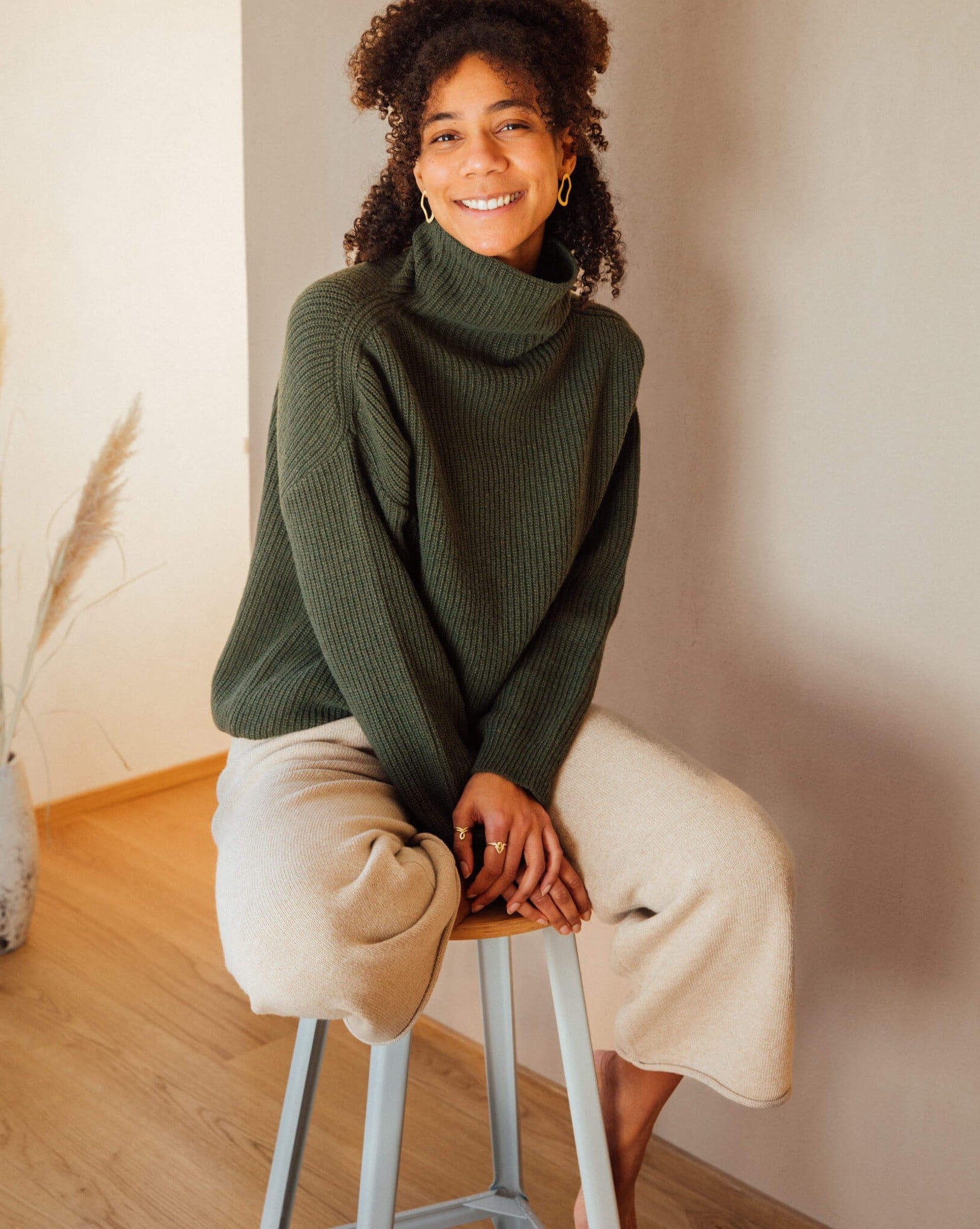 Green knit sweater outlet womens