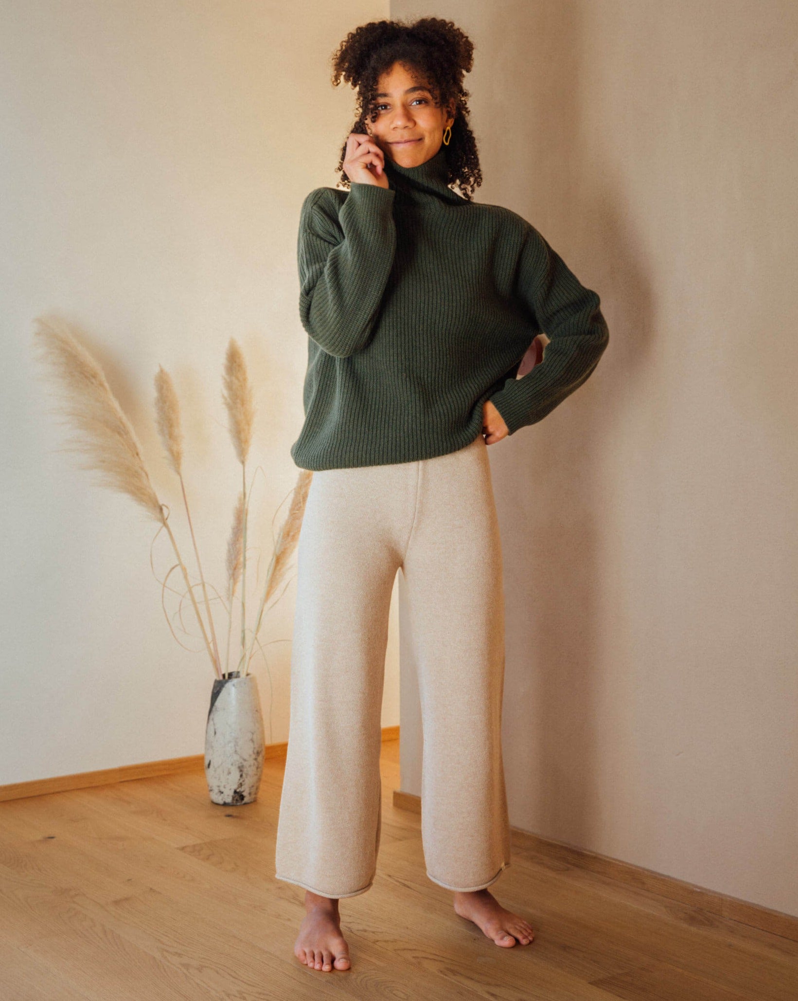 Knit Pants limestone