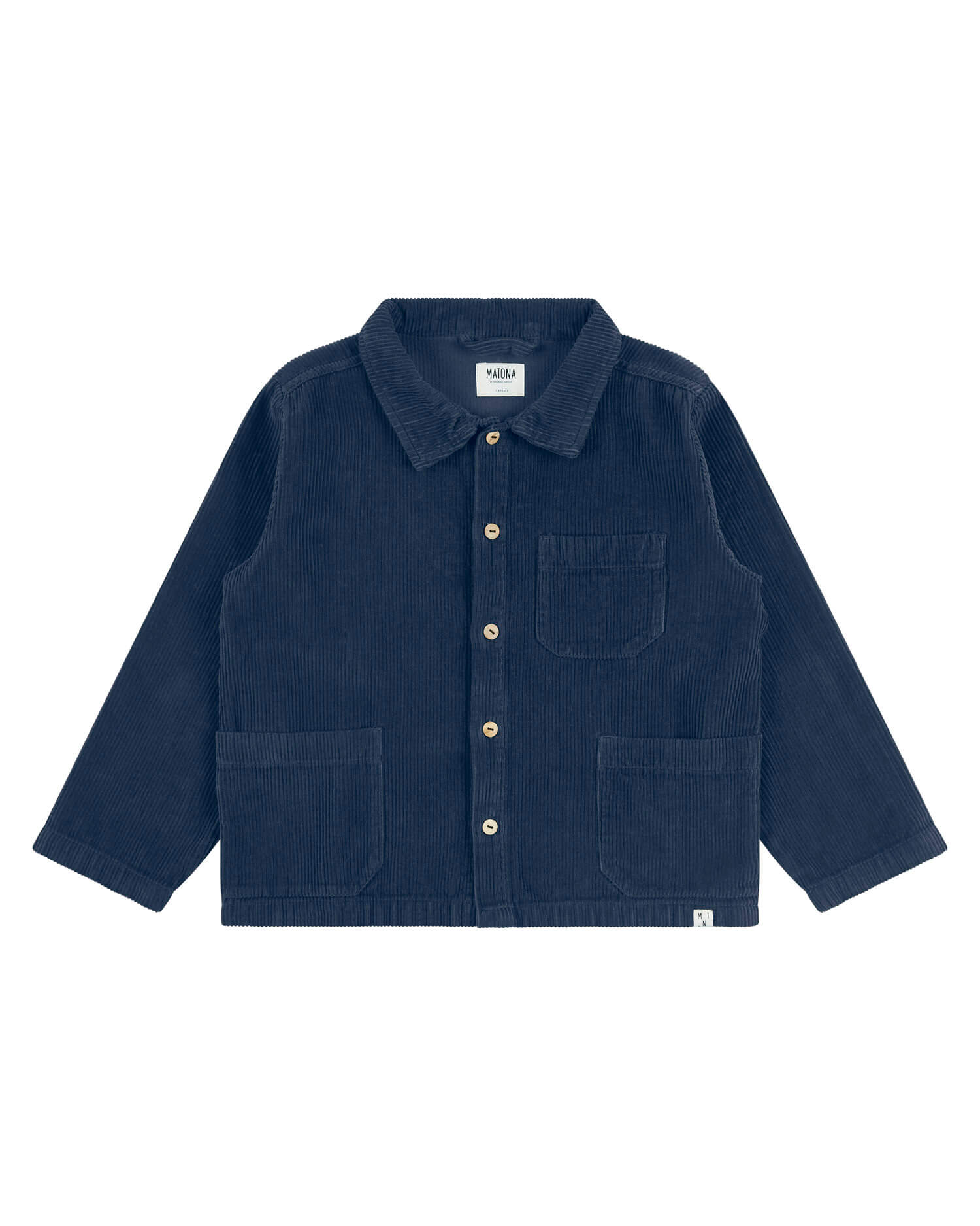 Boxy Corduroy Jacket anchor blue