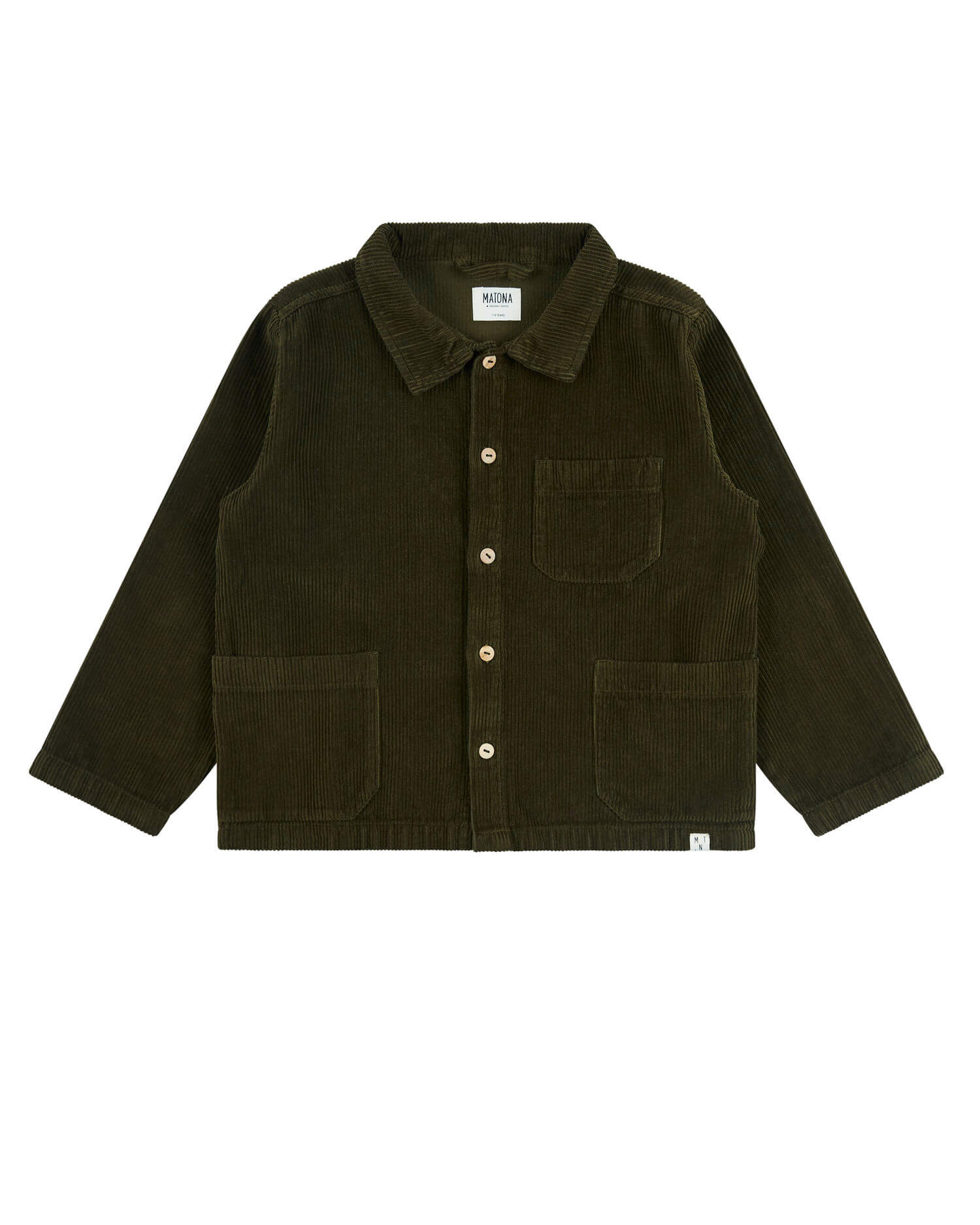 Boxy Corduroy Jacket moss