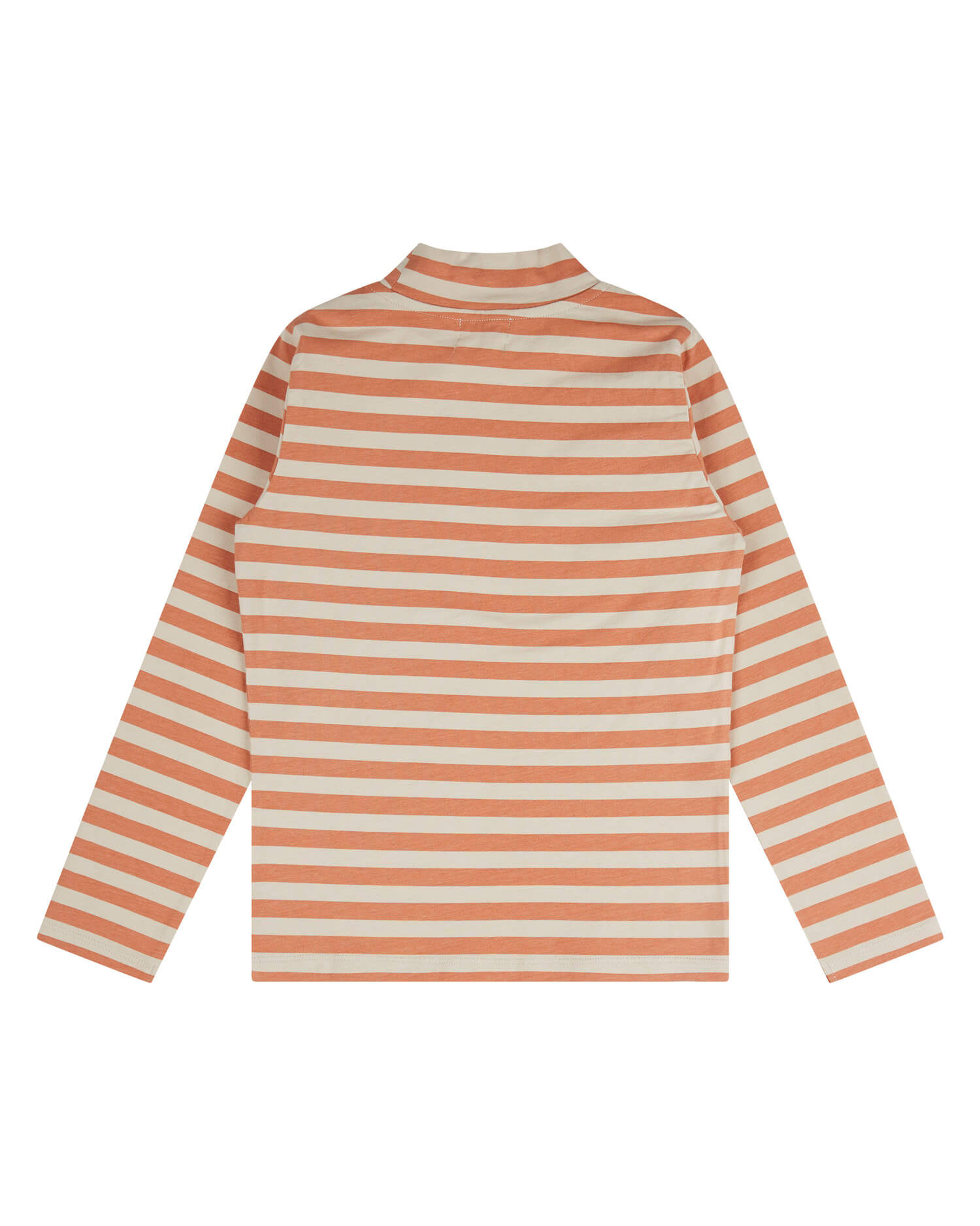 High Neck Longsleeve oyster-caramel