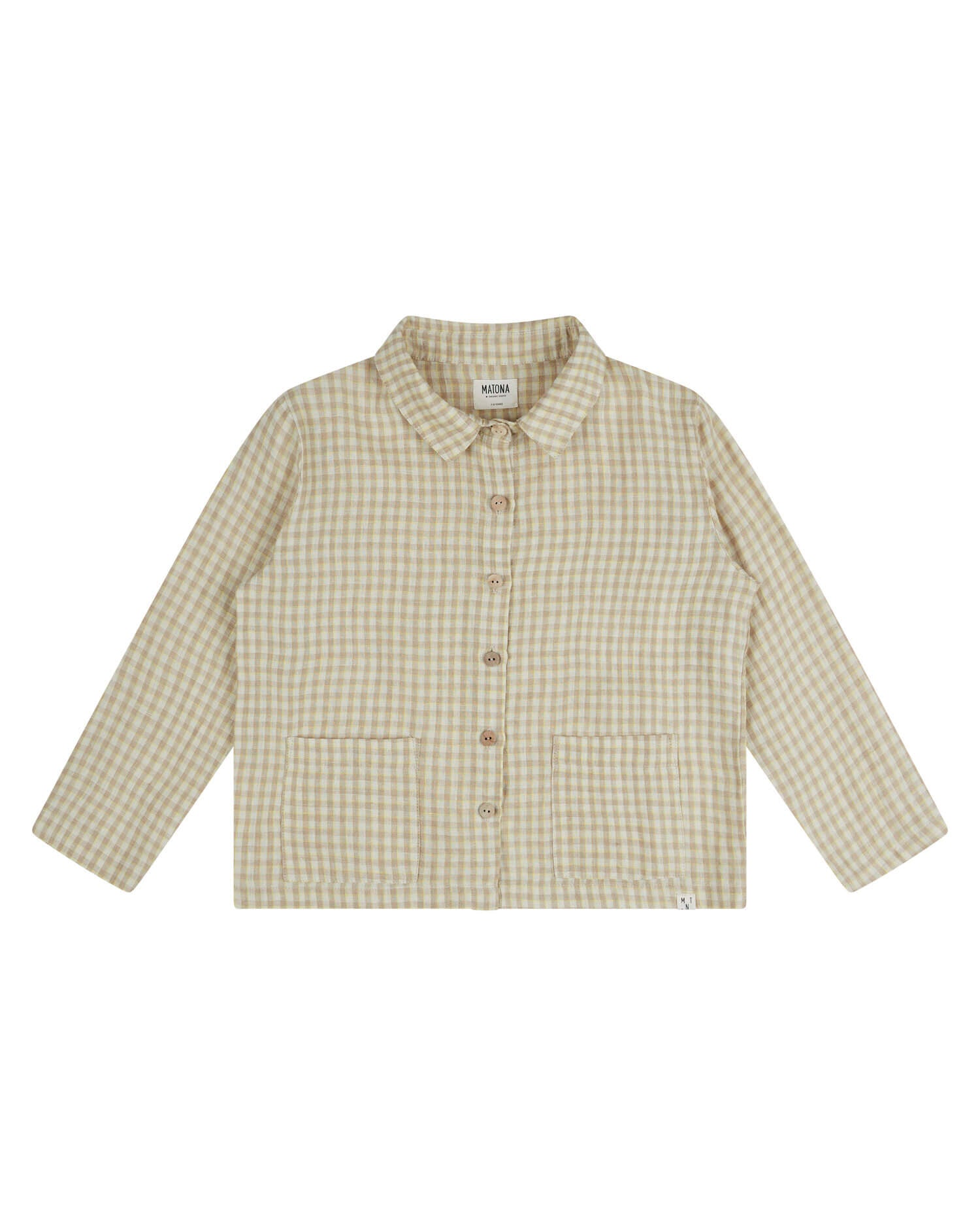 Linen Workshirt dijon check