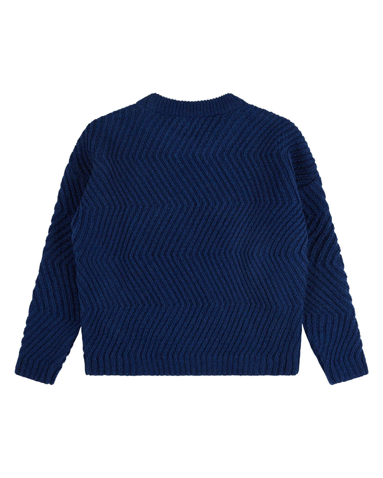 Round Neck Sweater royal blue