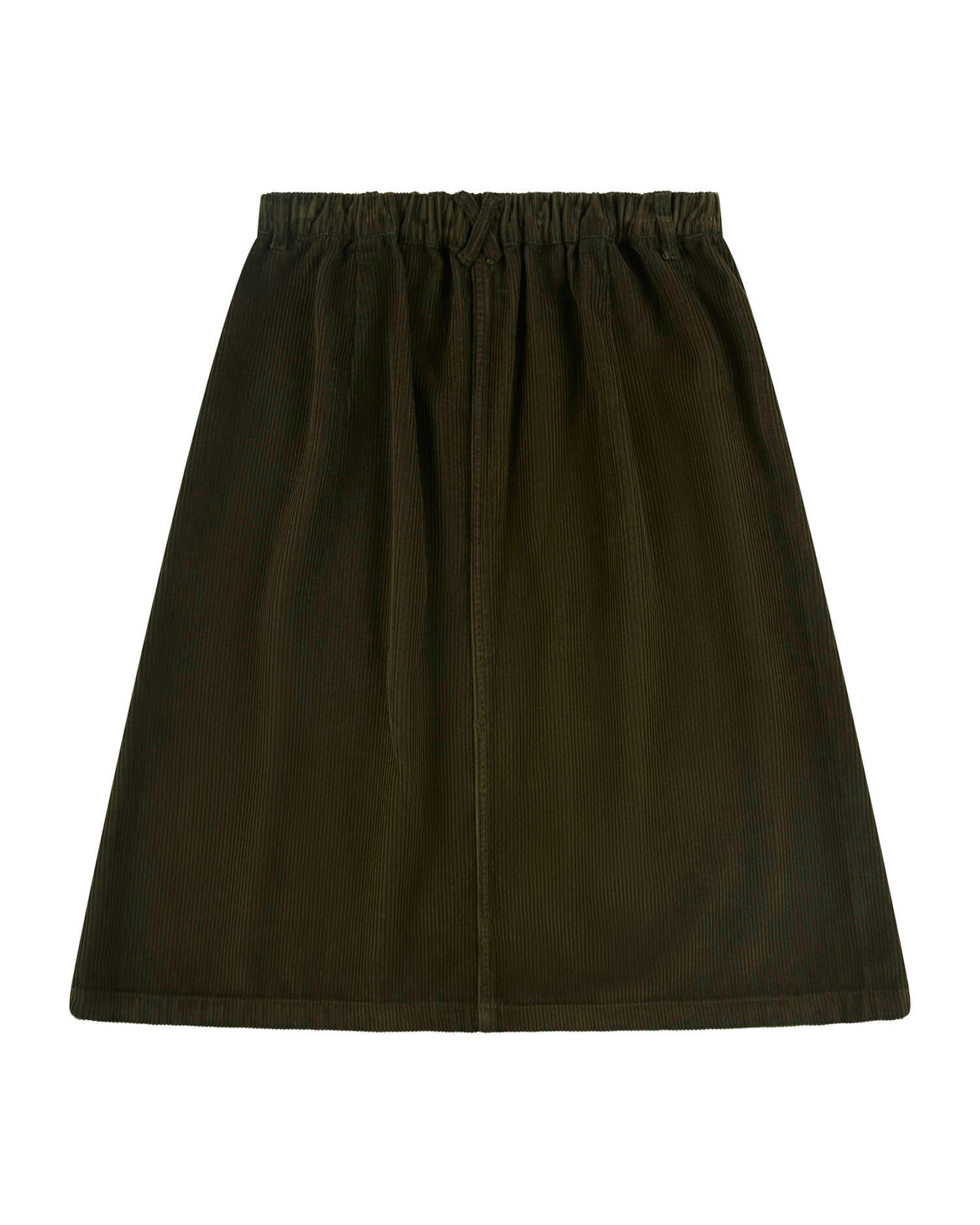 Flared Corduroy Skirt moss