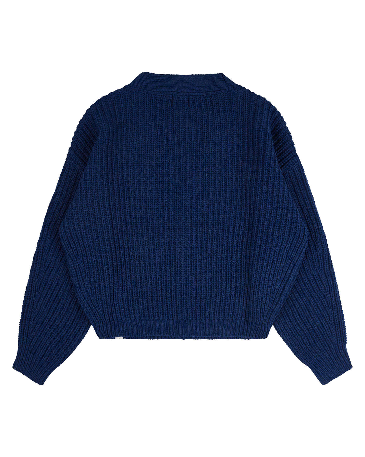 Organic Knit Cardigan royal blue