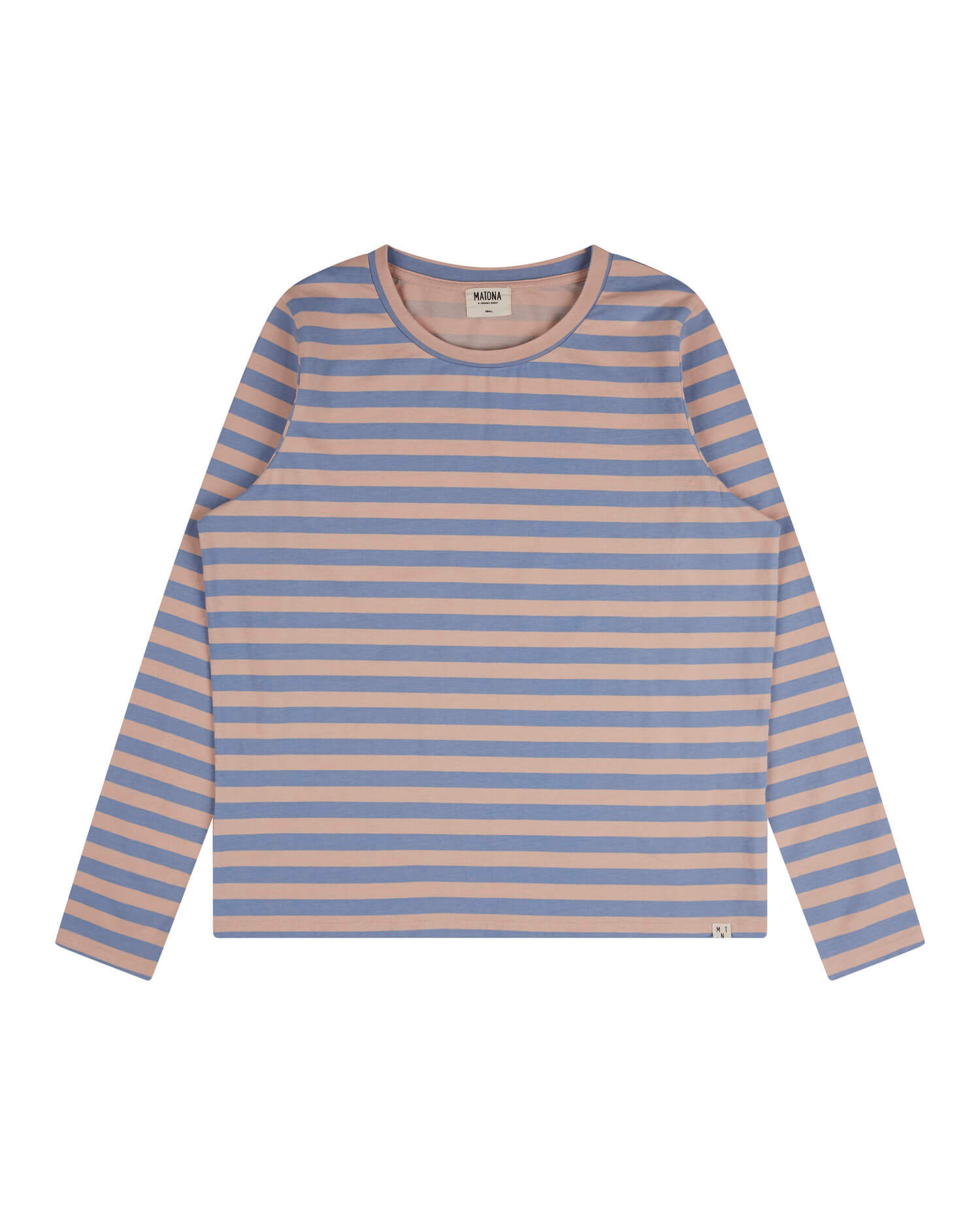 Round Neck Longsleeve rose-blue