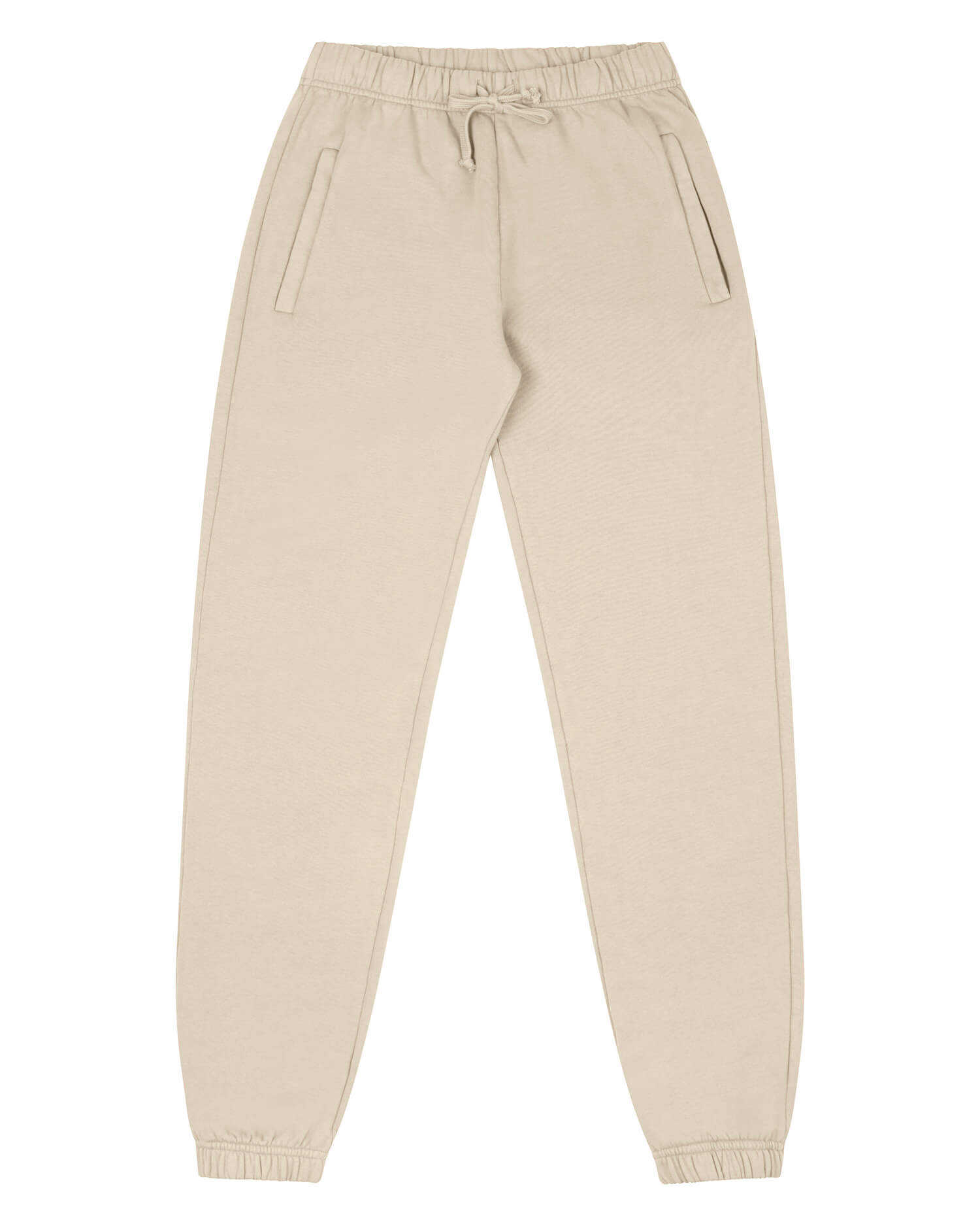 Beige joggers on sale