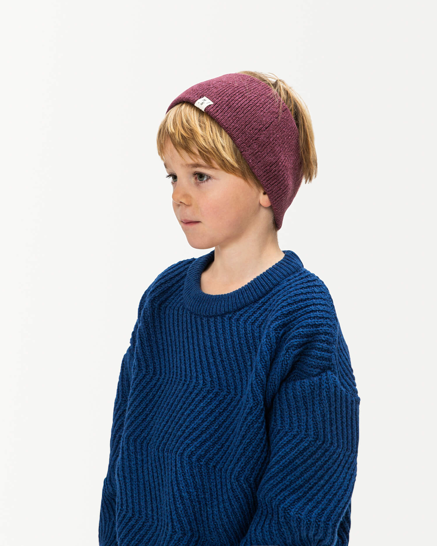 Knitted Headband berry