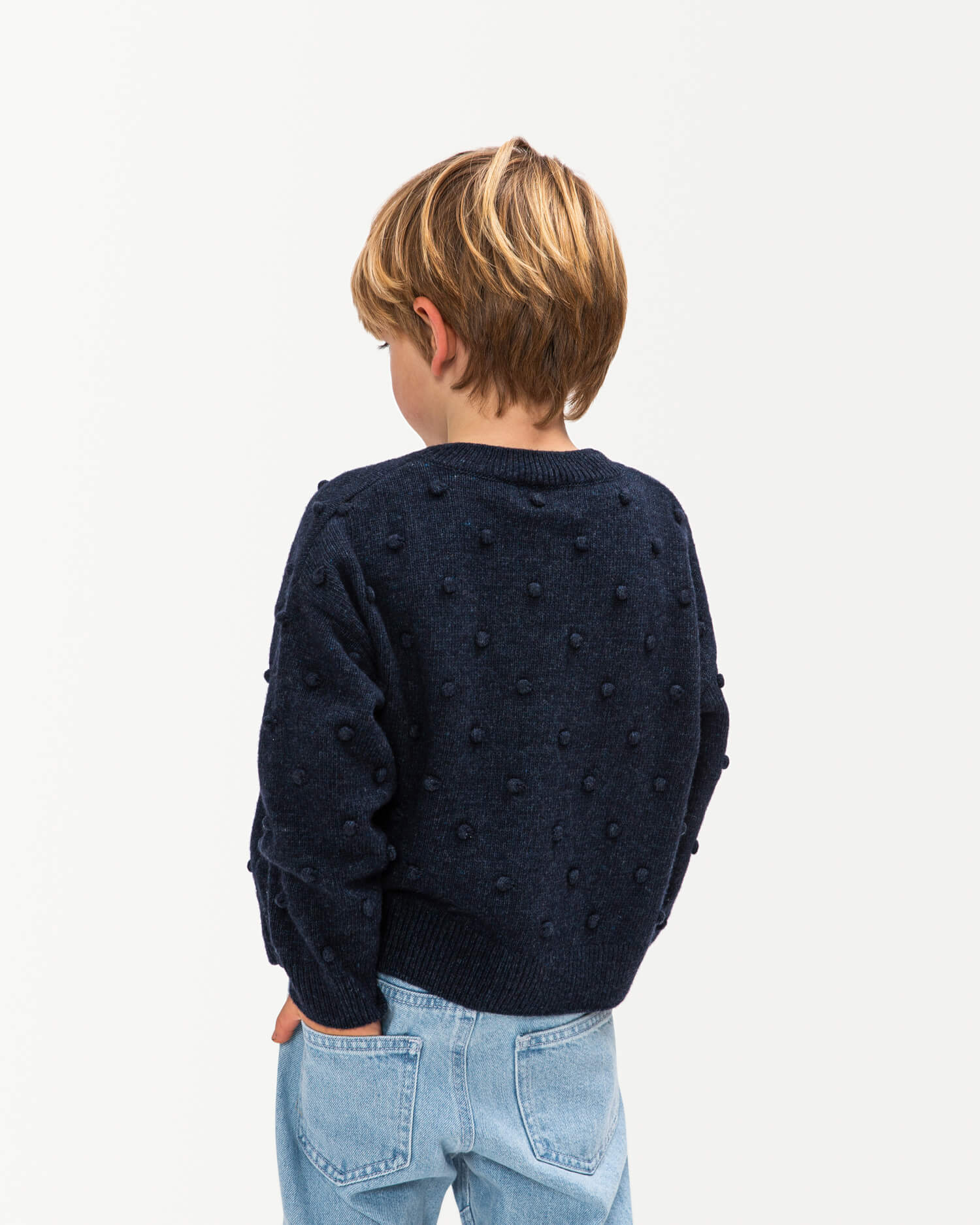 Bubble Cardigan navy