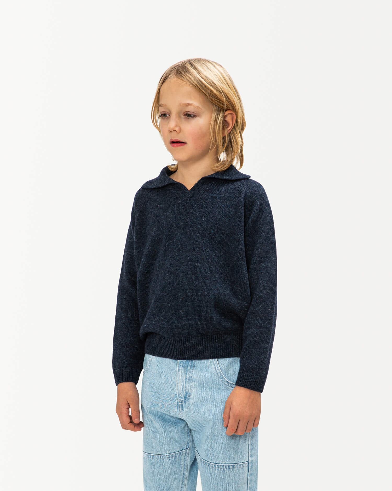 Collared Jumper navy