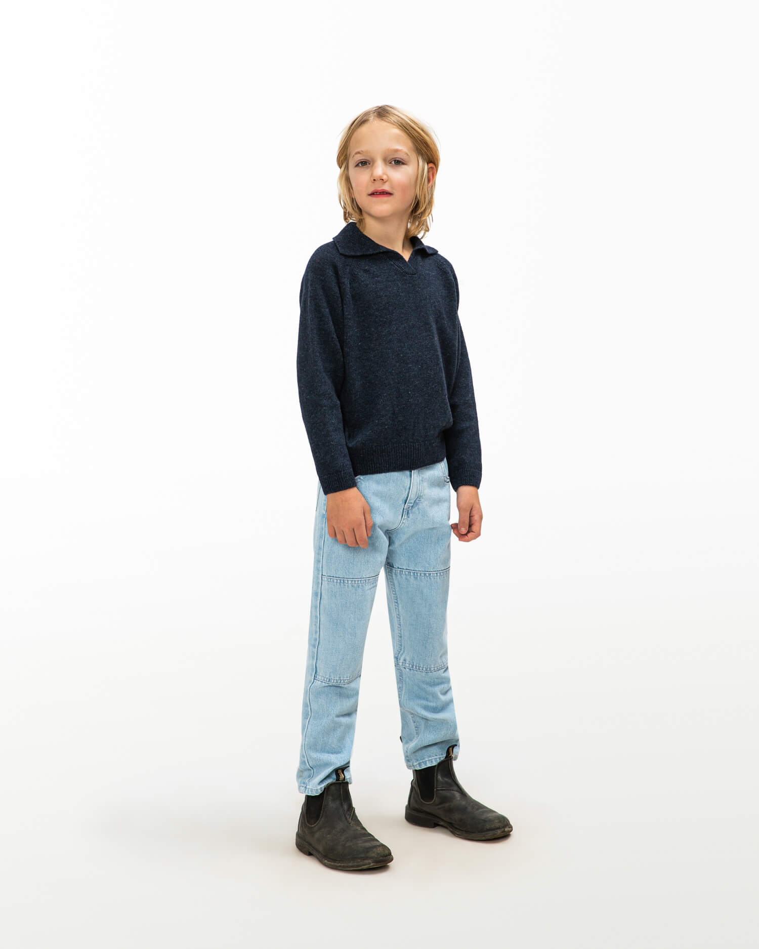 Collared Jumper navy