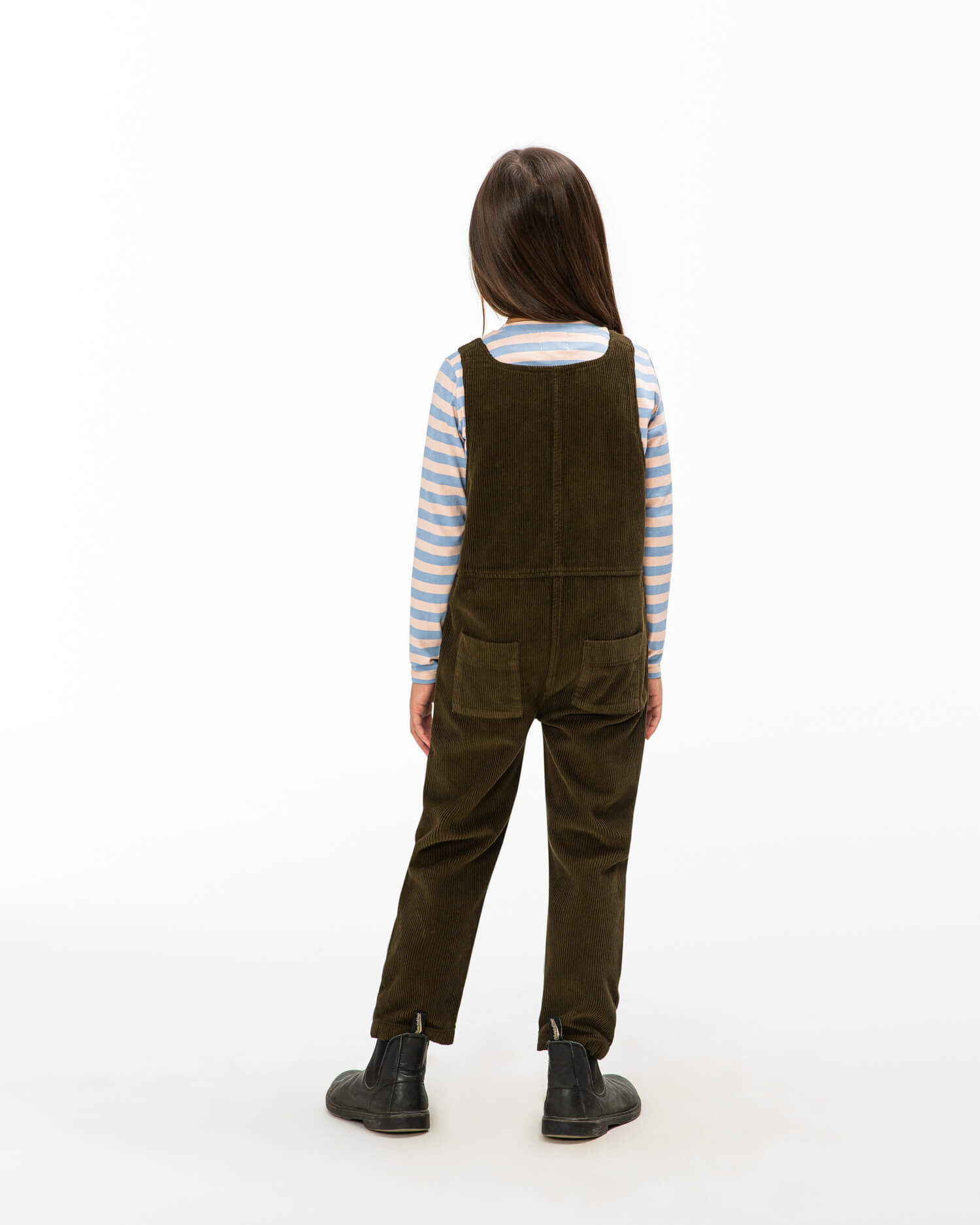 Corduroy Dungarees moss