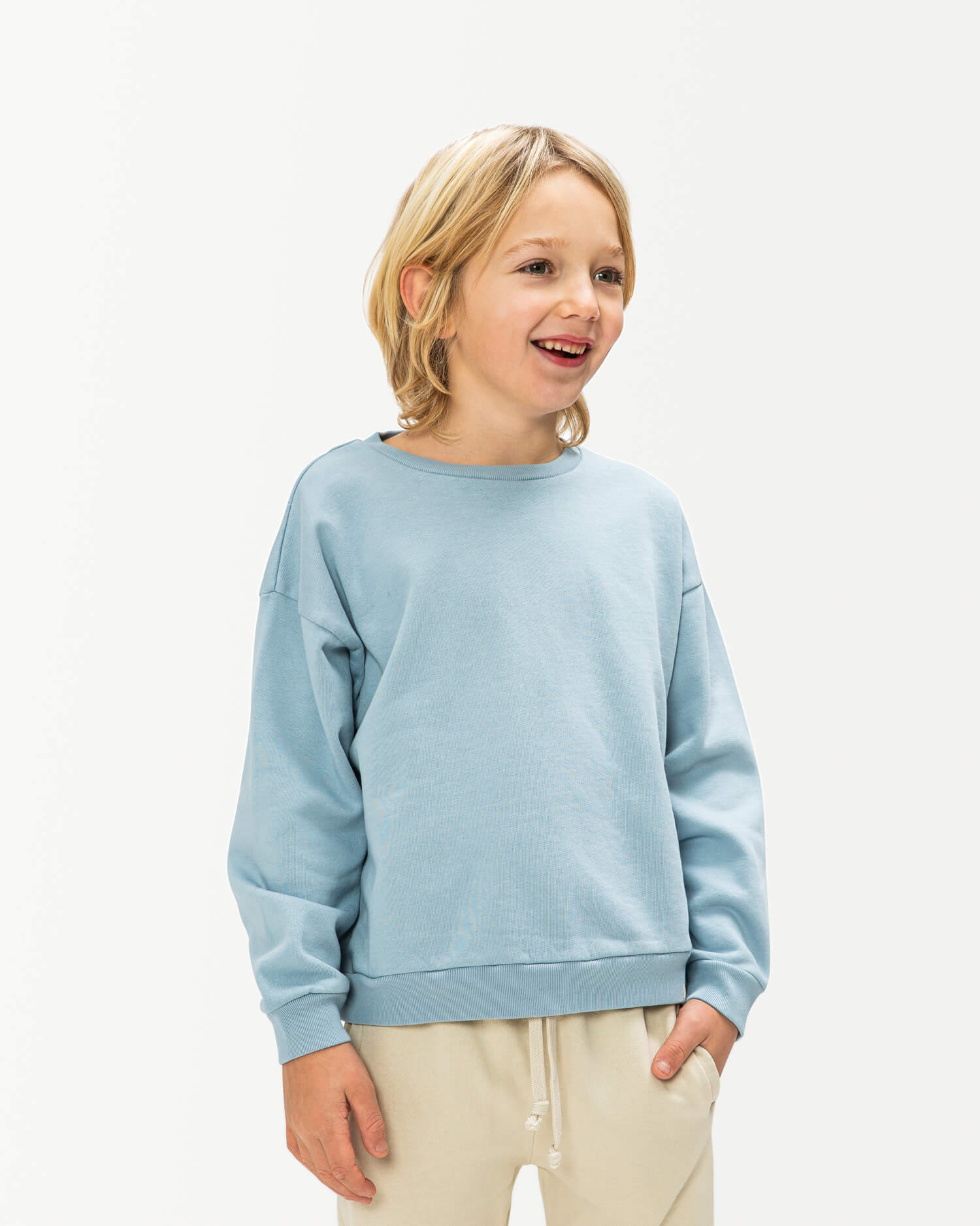 Crewneck Sweatshirt blue fog