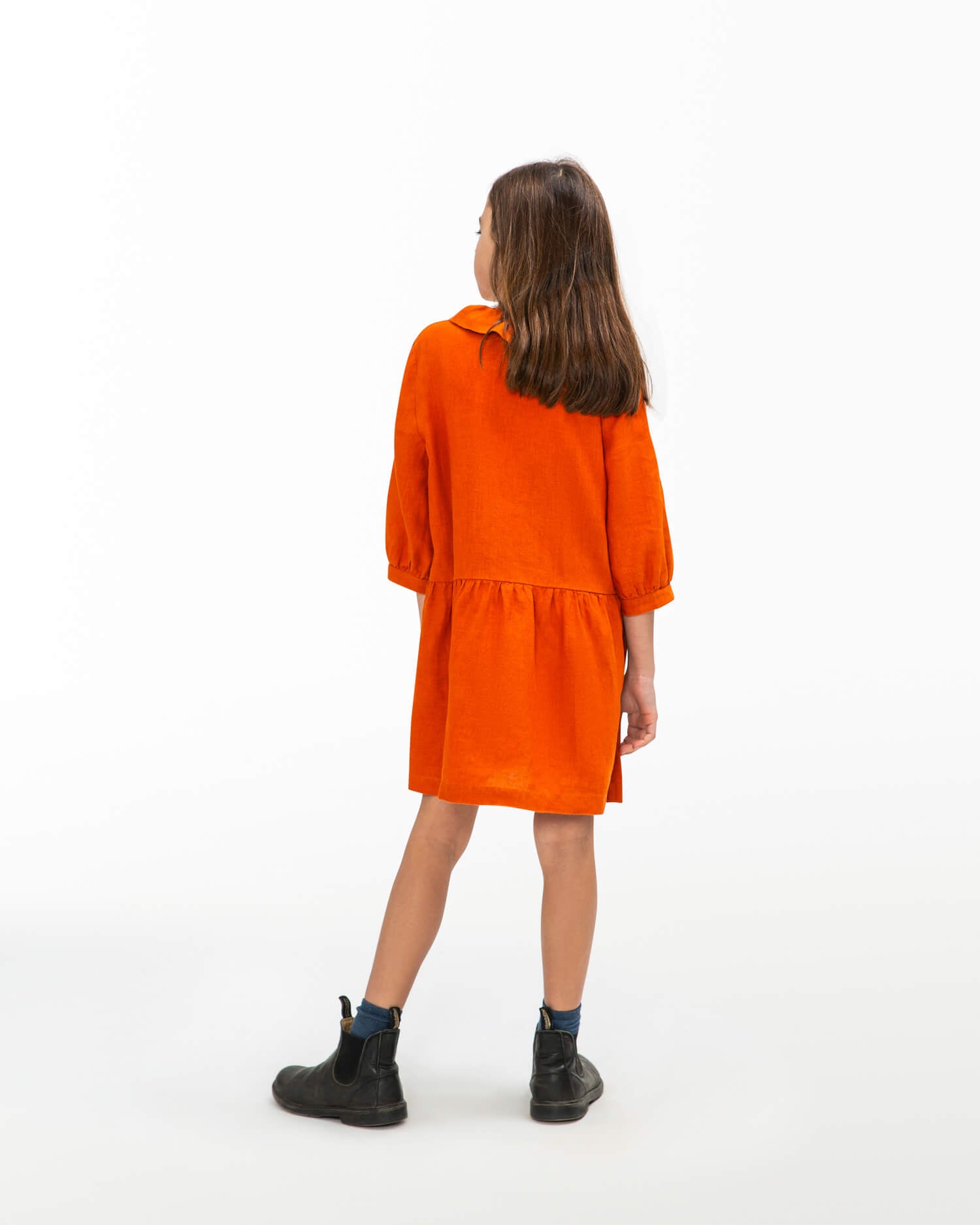 Frill Collar Dress squash