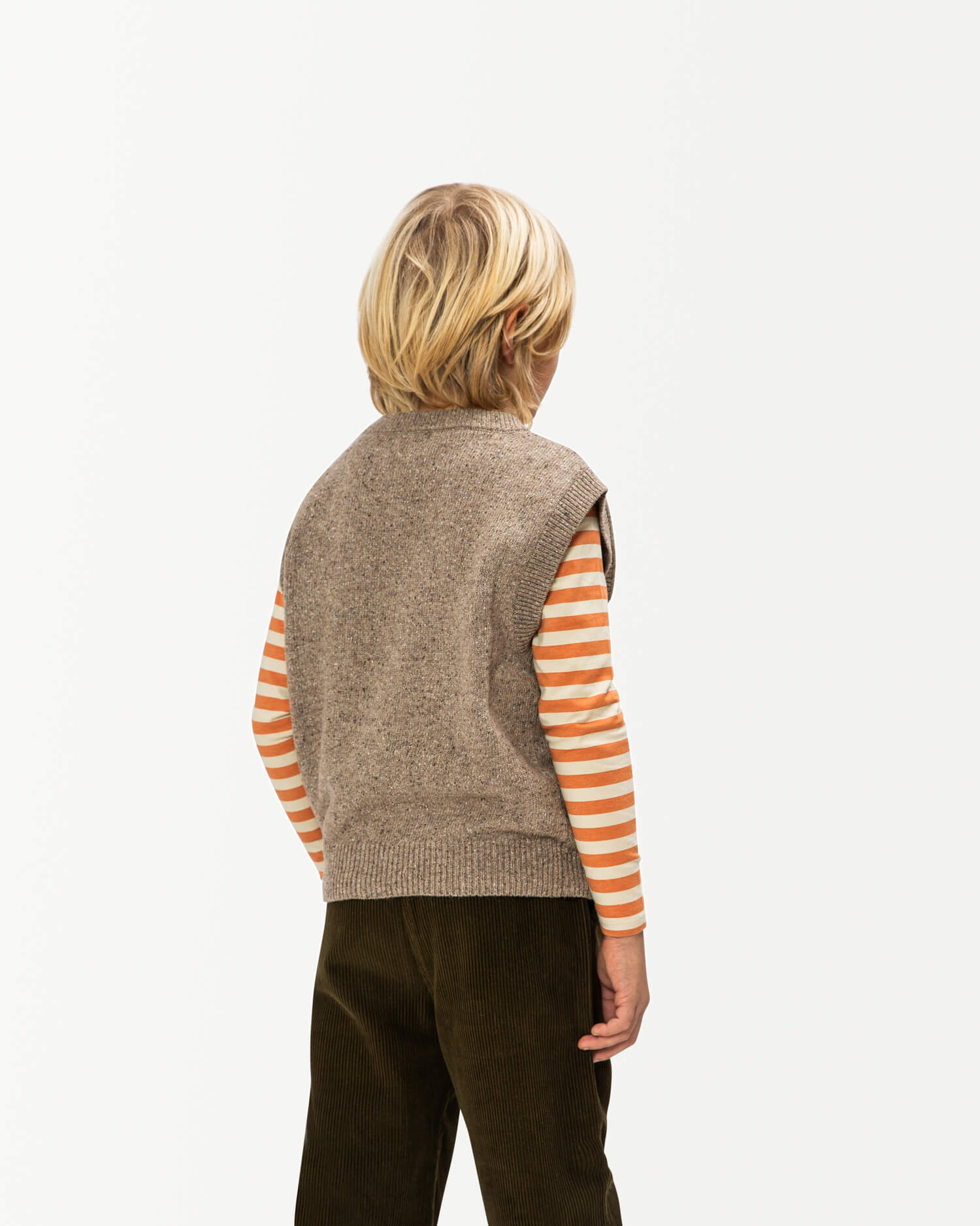 Knit Vest pebble