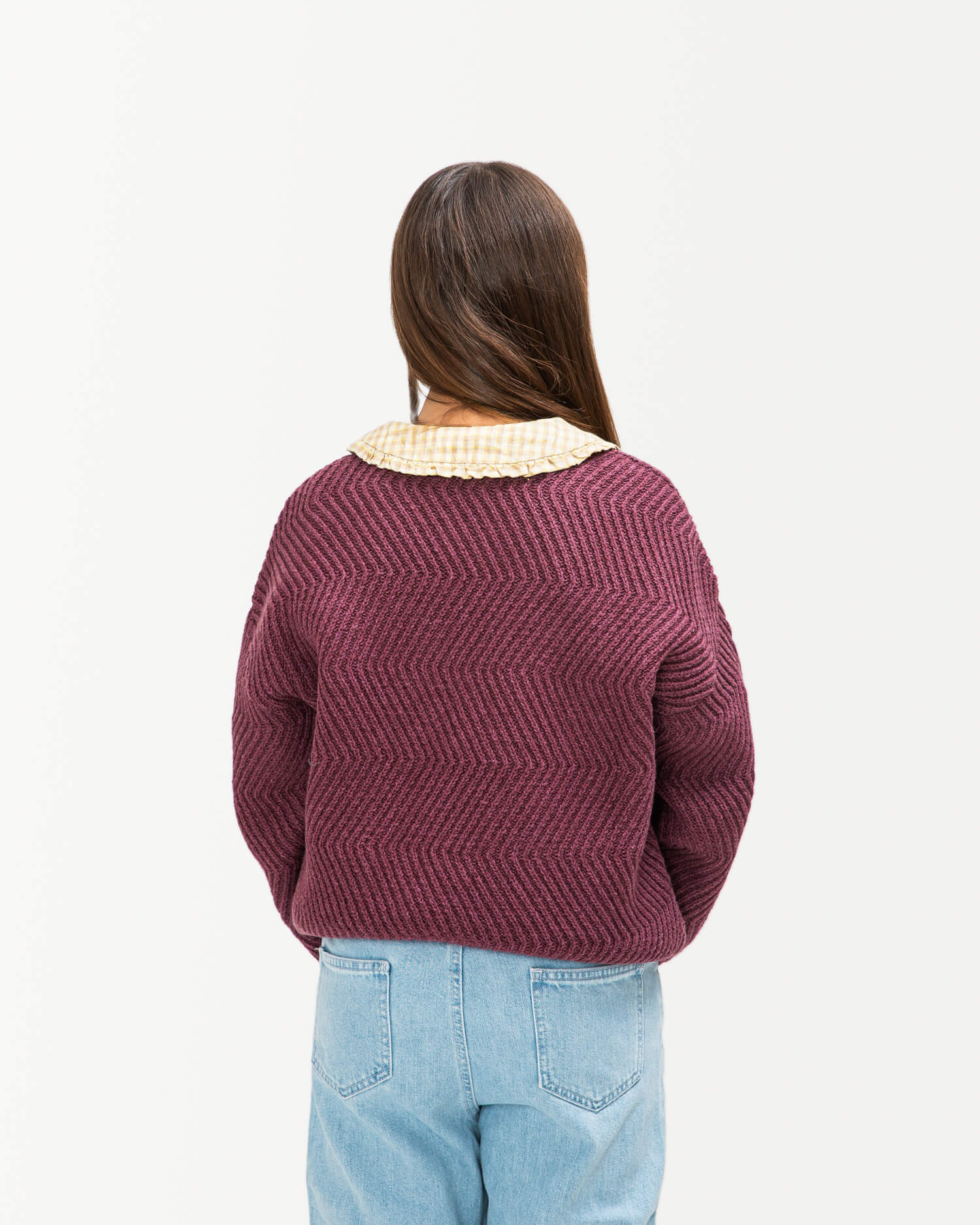 Round Neck Sweater berry