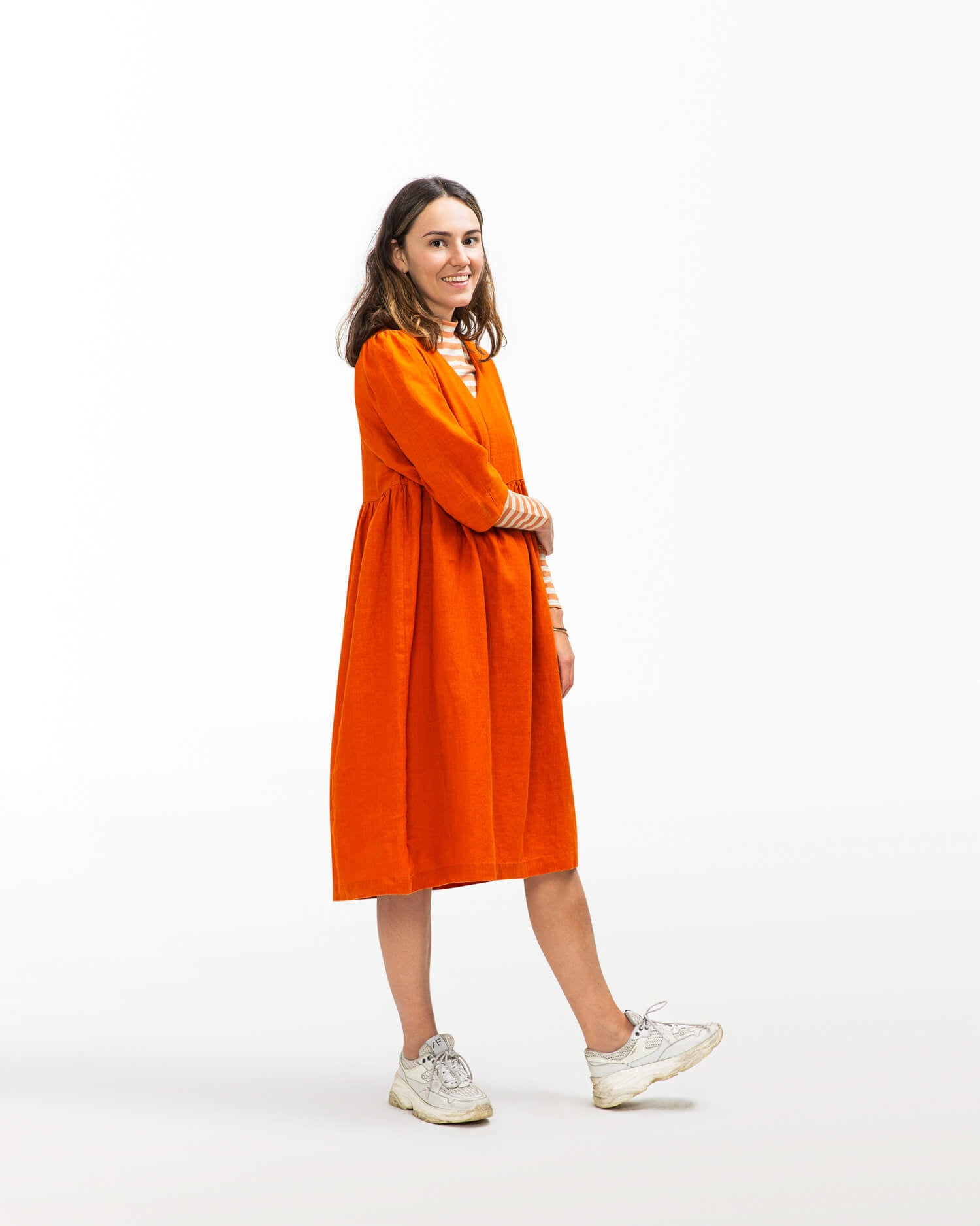 Elegant Midi Dress squash