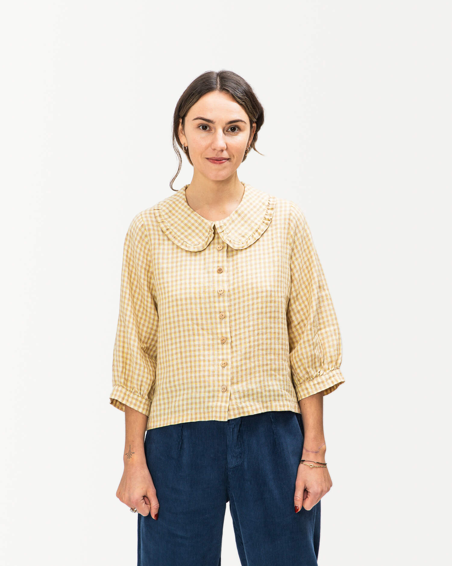 Everyday Blouse dijon check