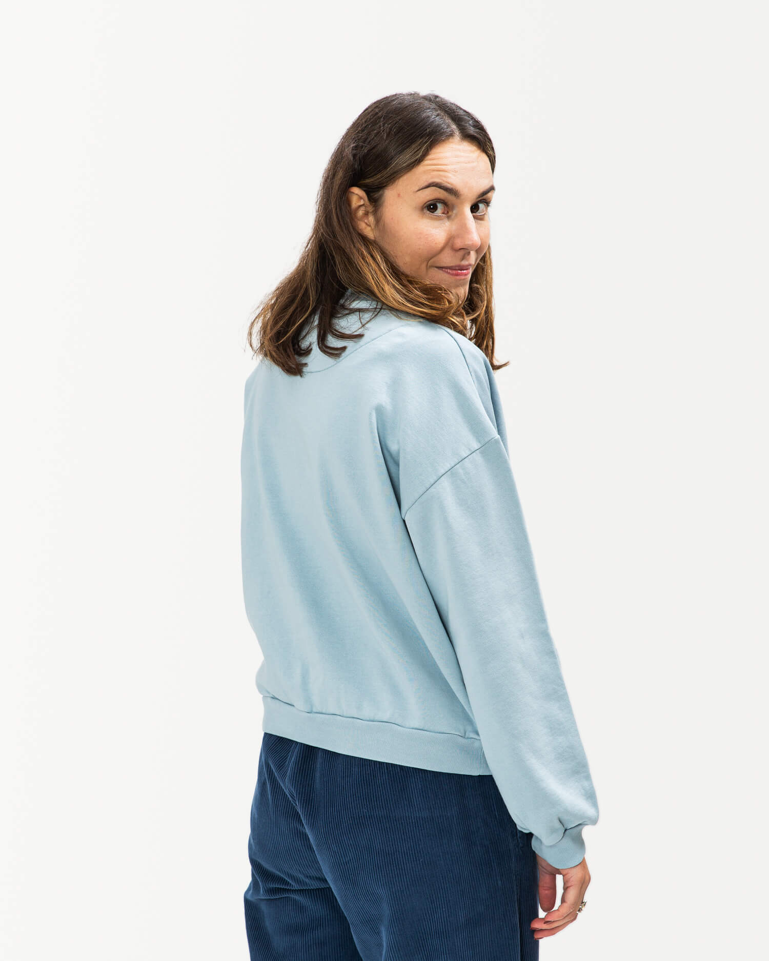 Light Sweatshirt blue fog