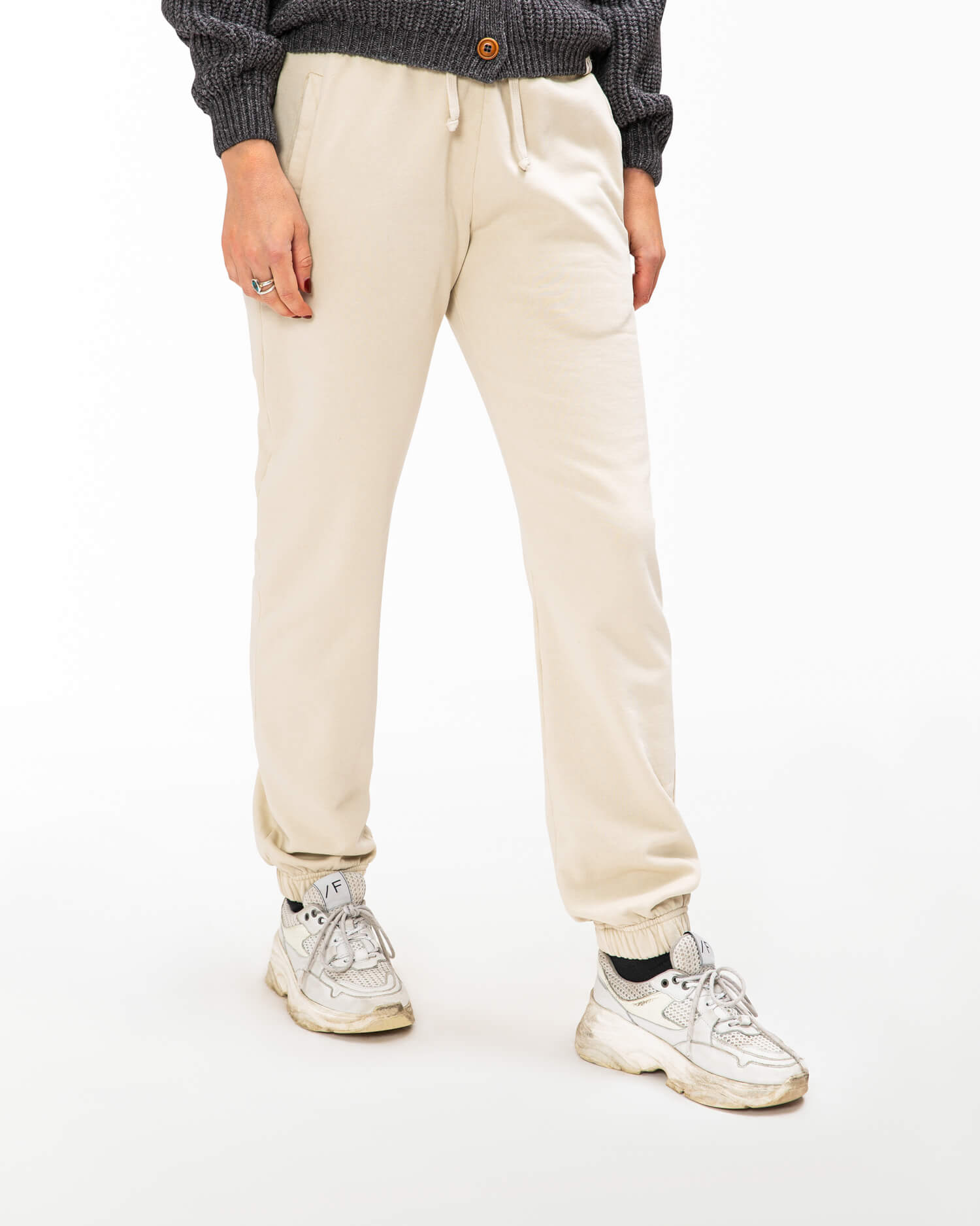 Track Pants oyster grey