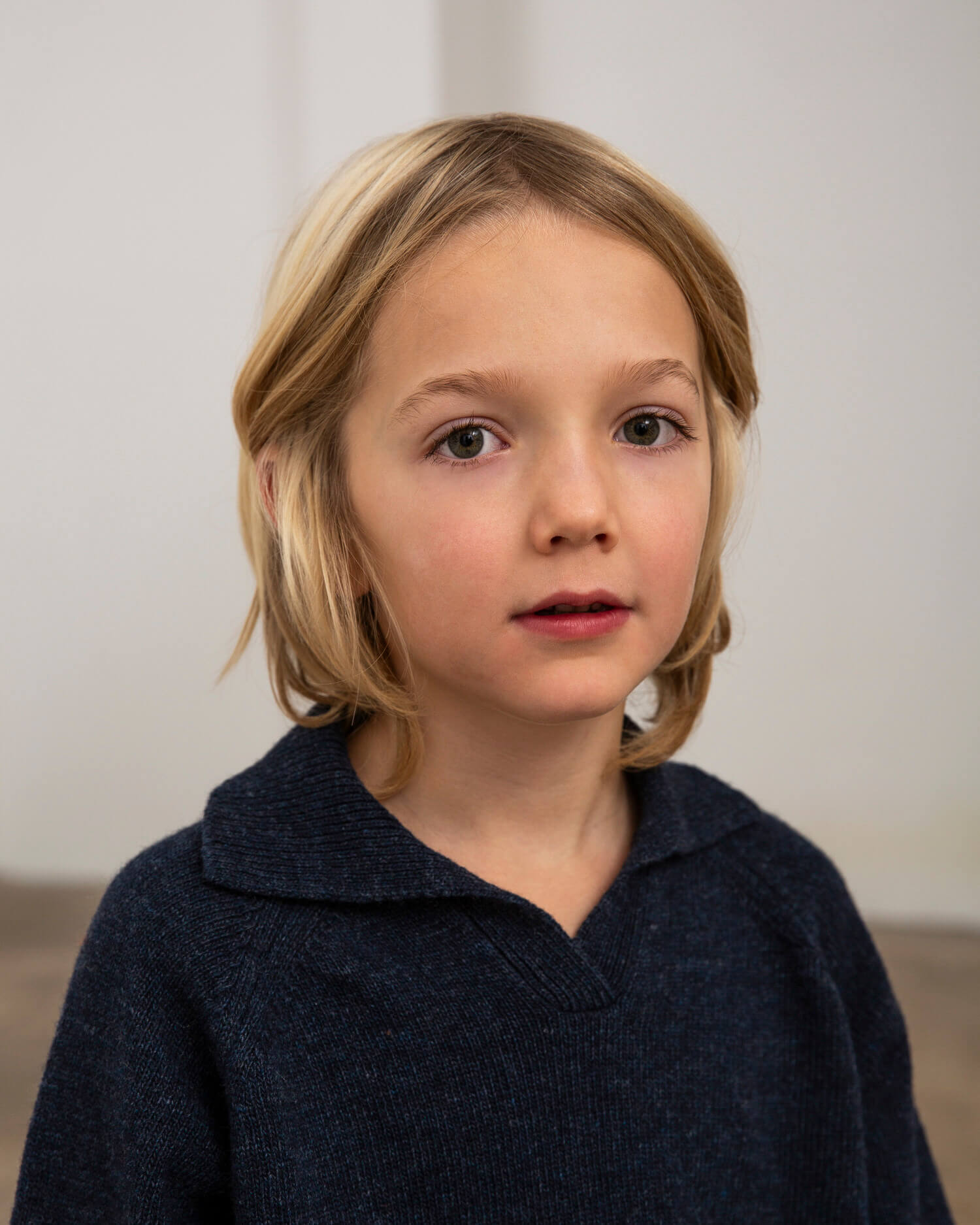 Collared Jumper navy