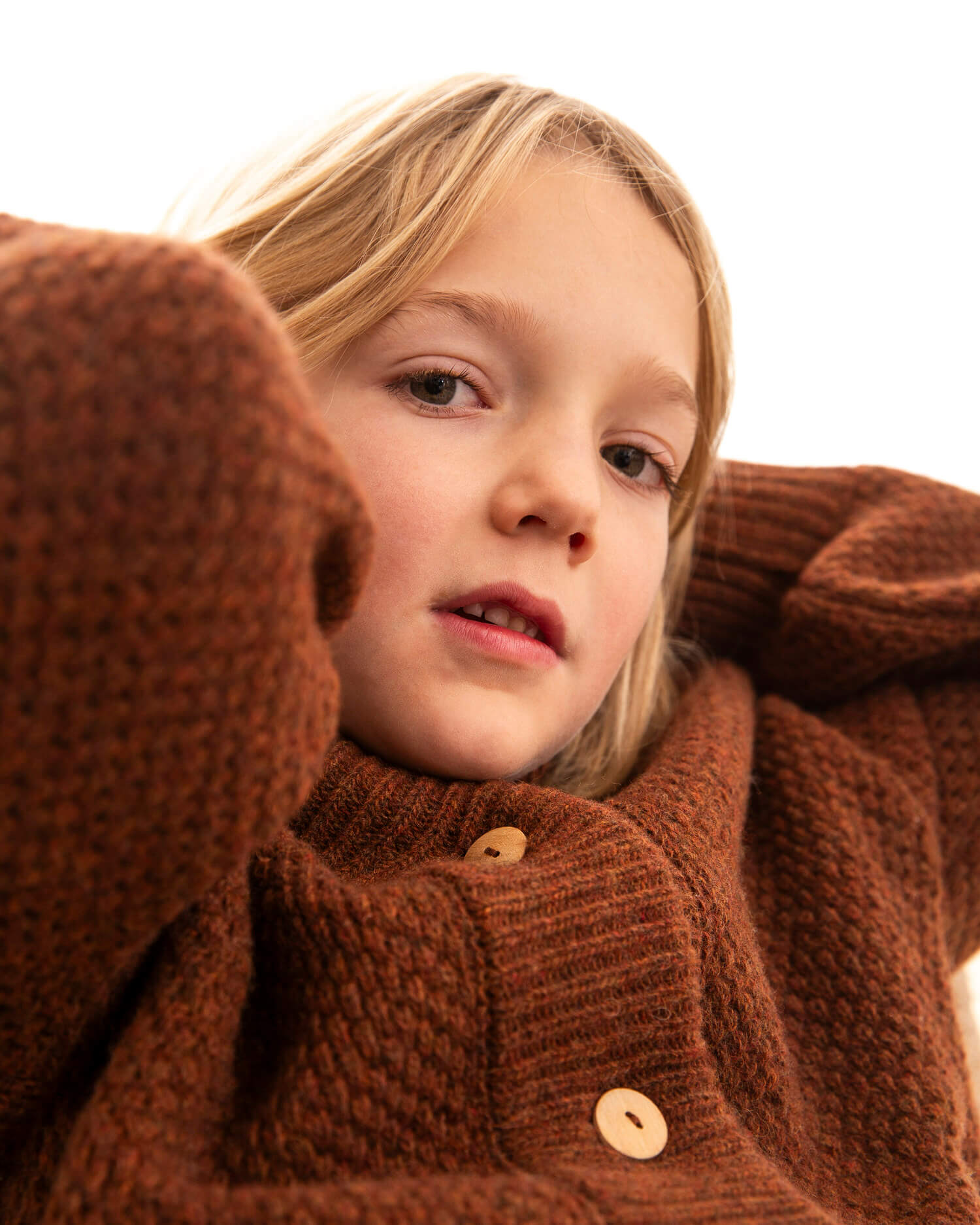 Wool Bomber Jacket chestnut