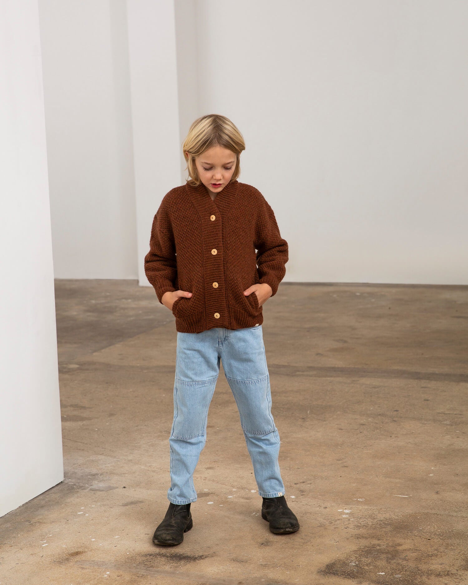 Wool Bomber Jacket chestnut