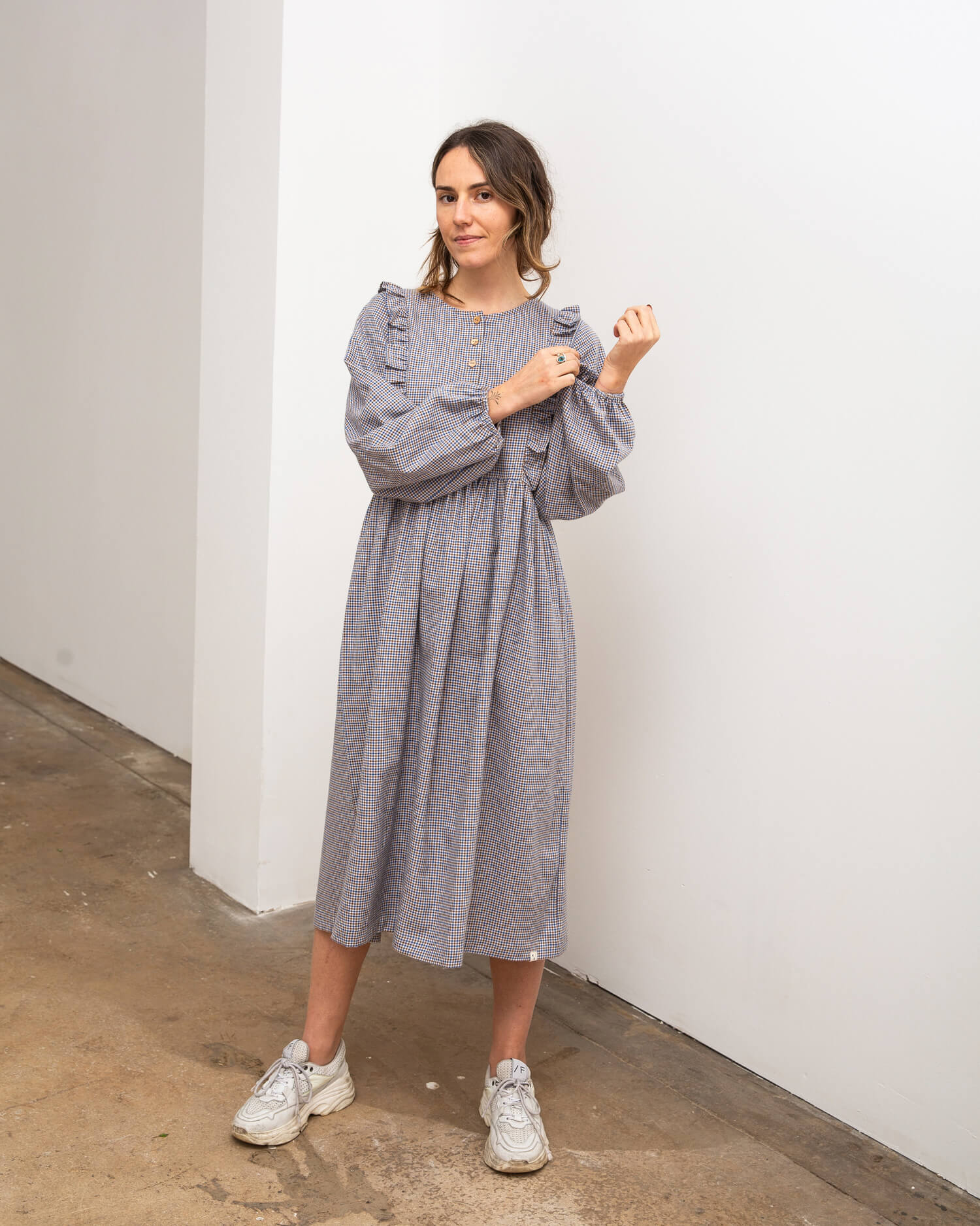 Flannel Dress pepita