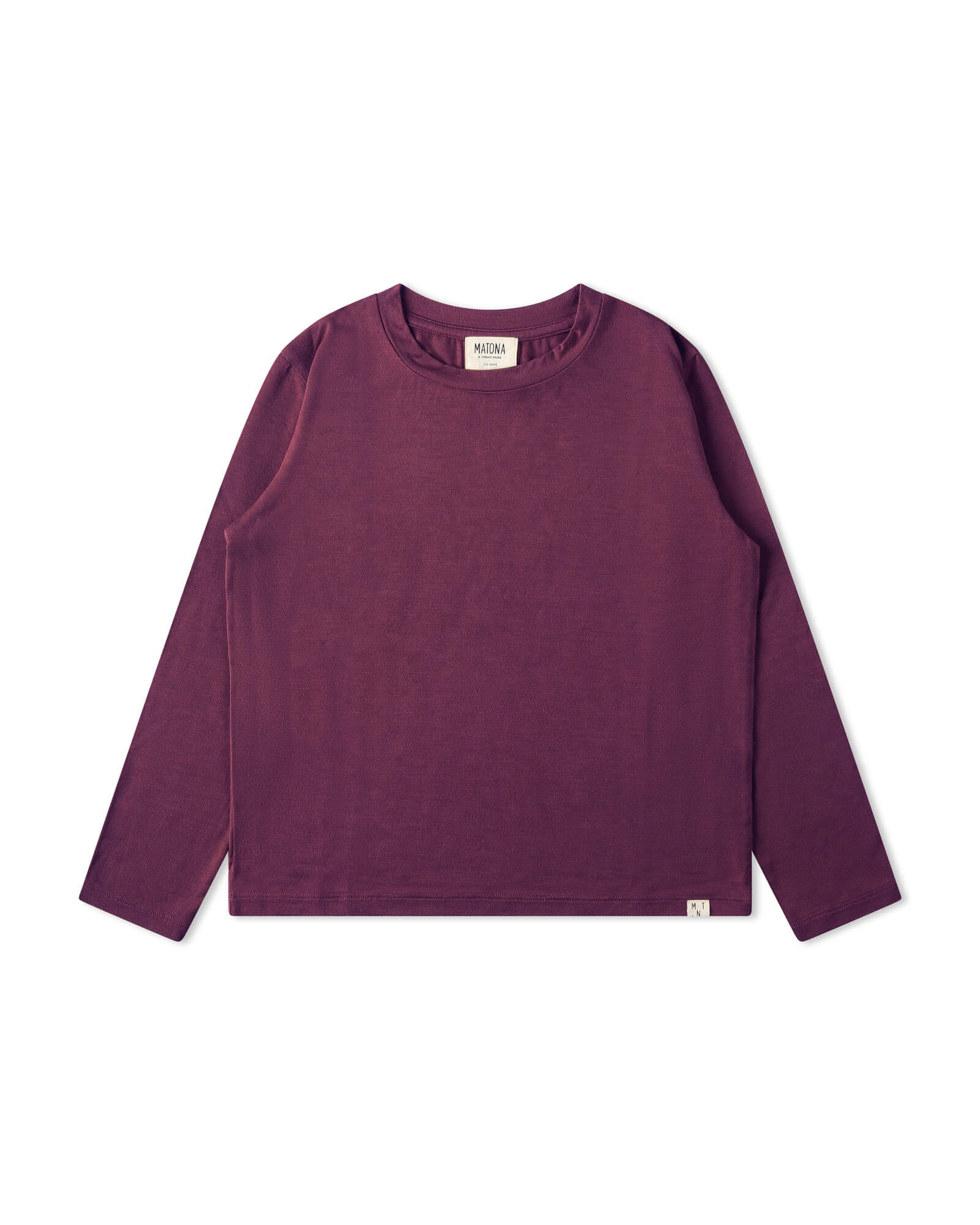 Modal Longsleeve aubergine