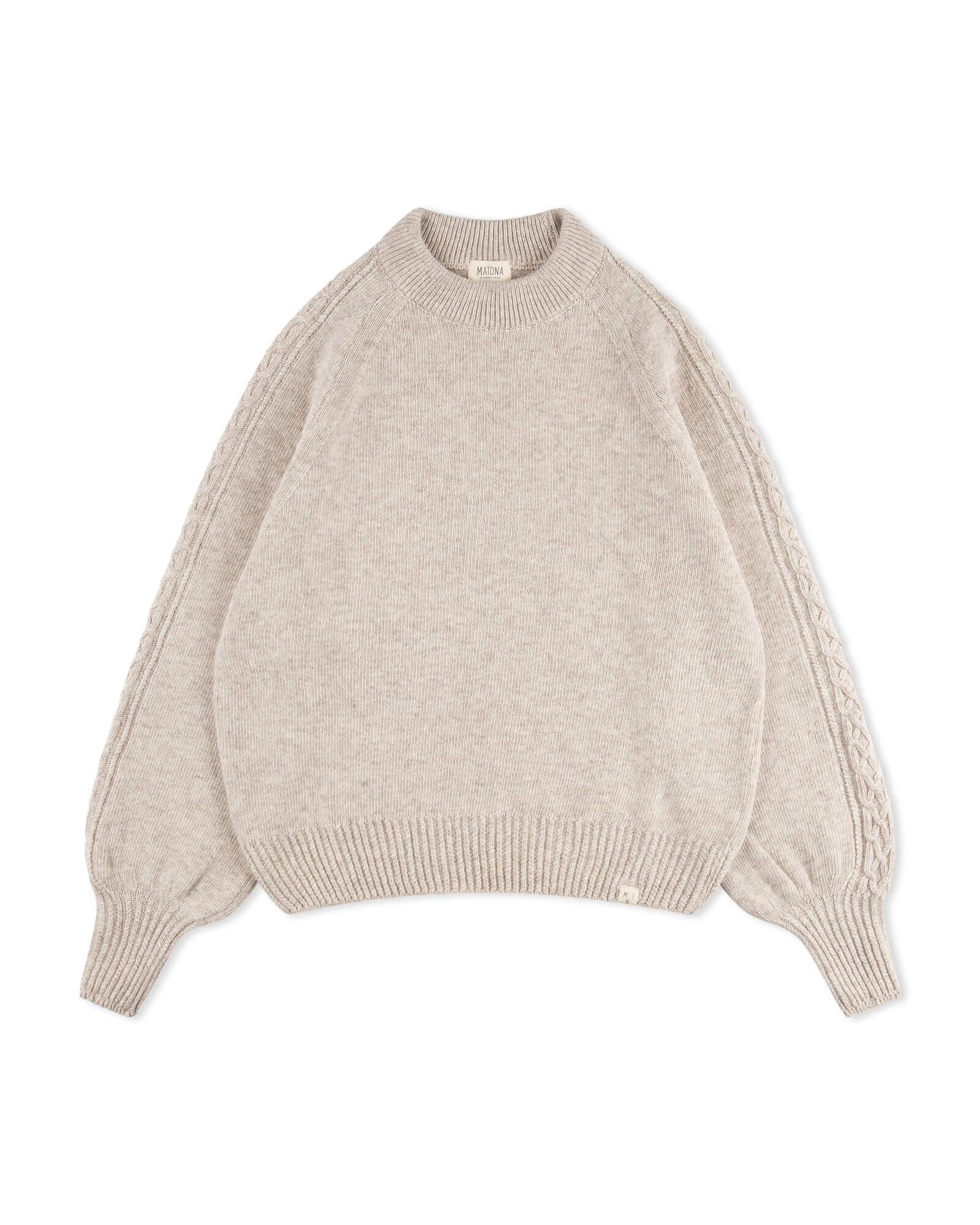 Cable Knit Sweater salt
