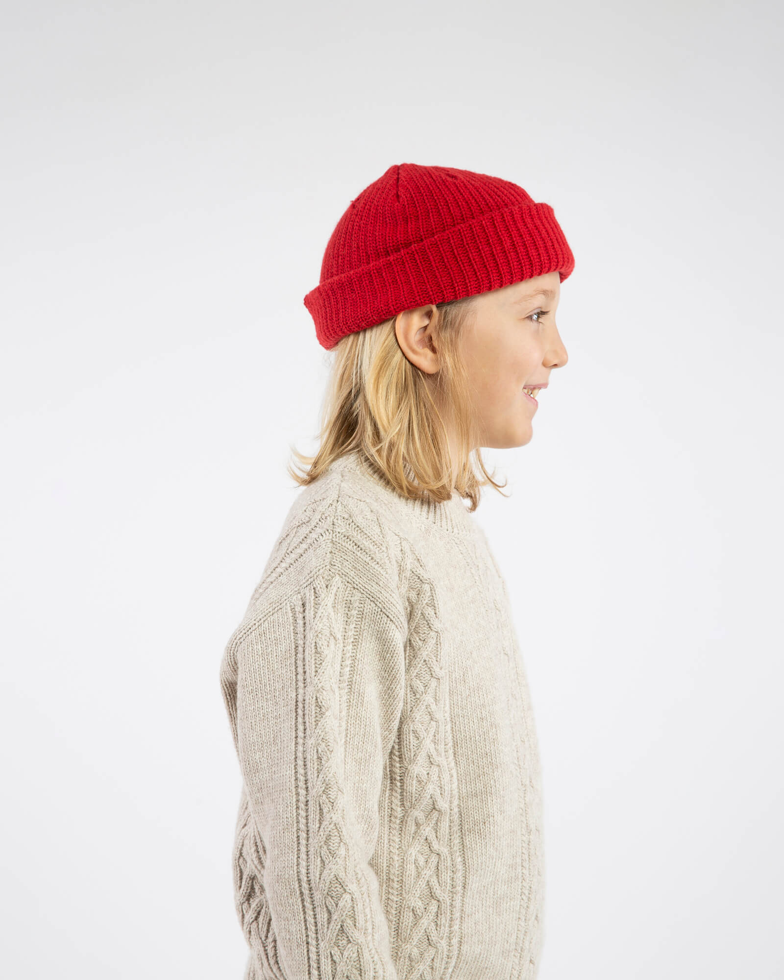 Fisherman Beanie poppy