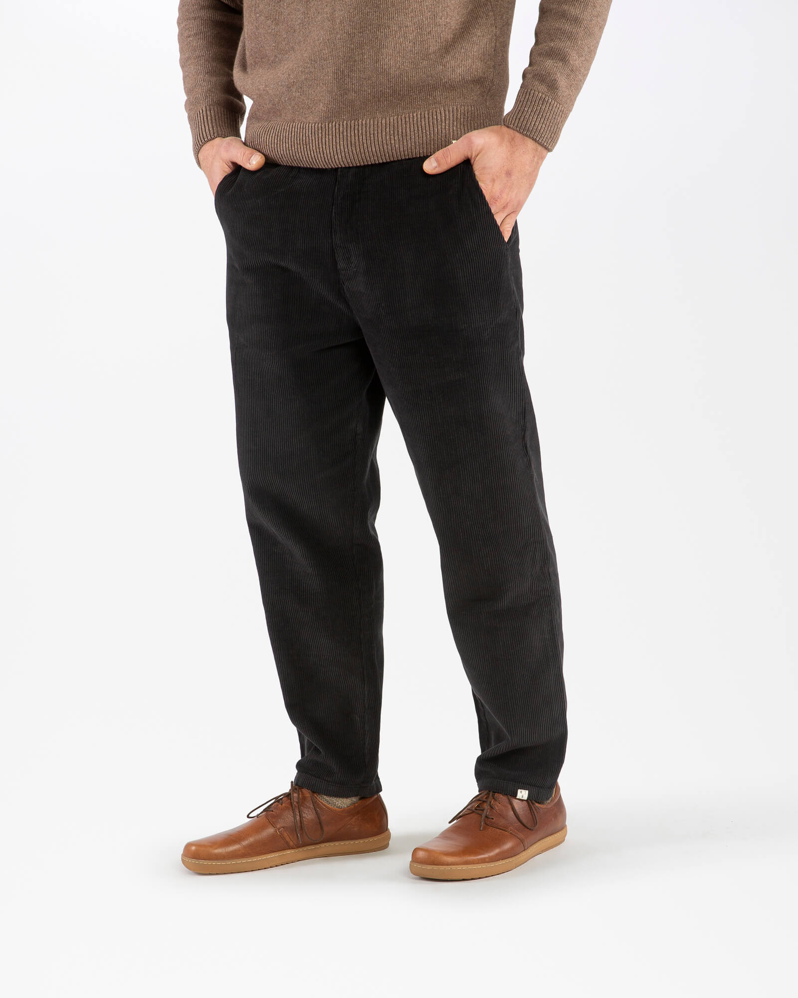 Corduroy Trousers black