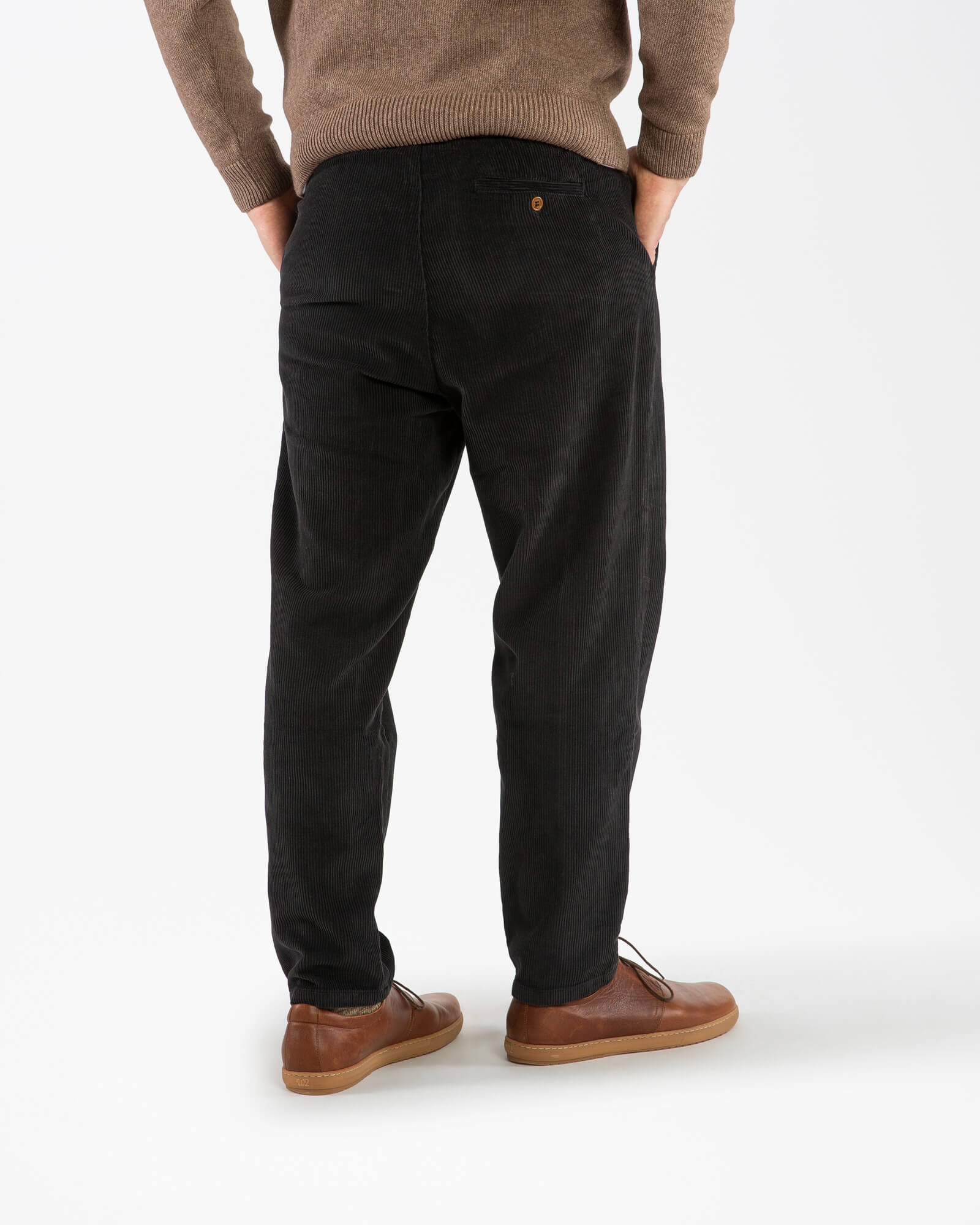 Corduroy Trousers black