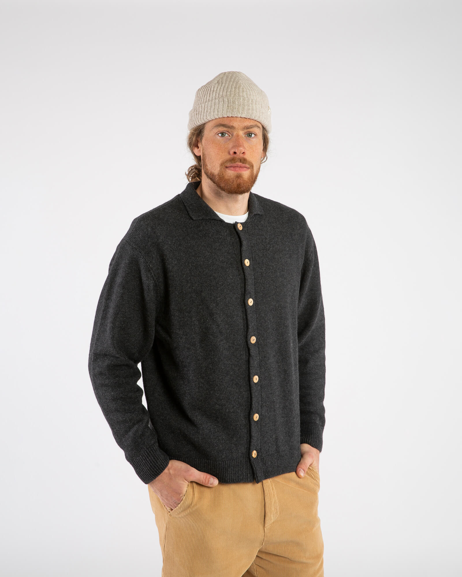 Knit Shirt charcoal