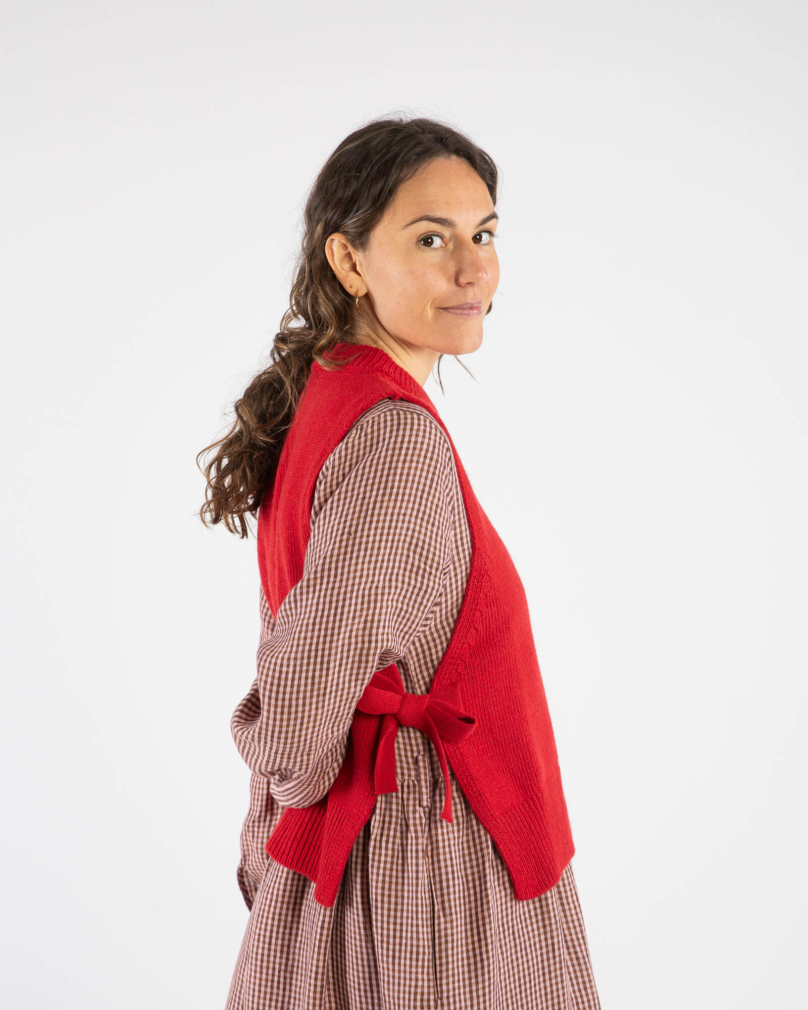 Apron Vest poppy