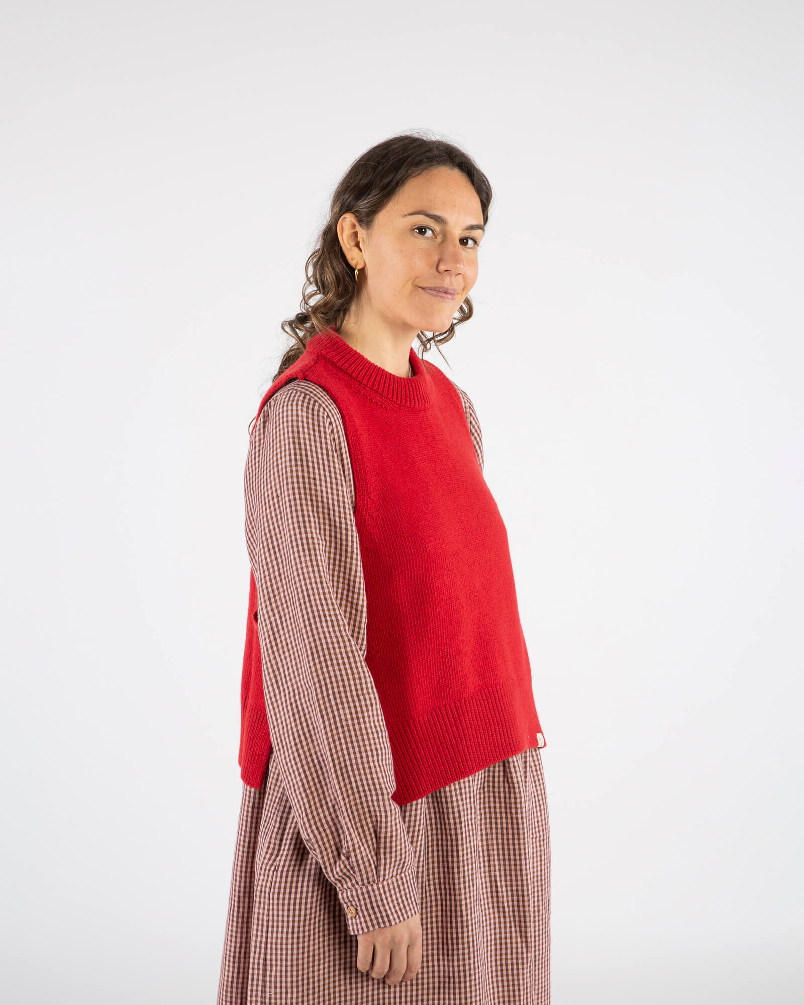 Apron Vest poppy