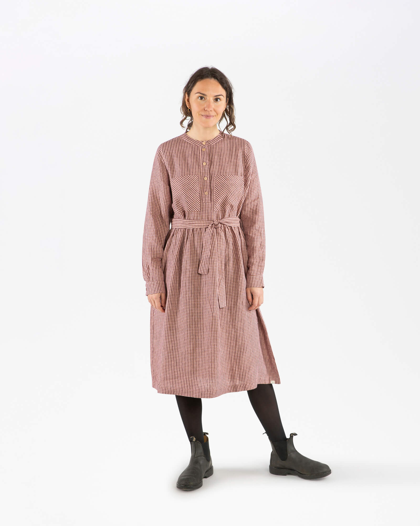 Belted Dress heather