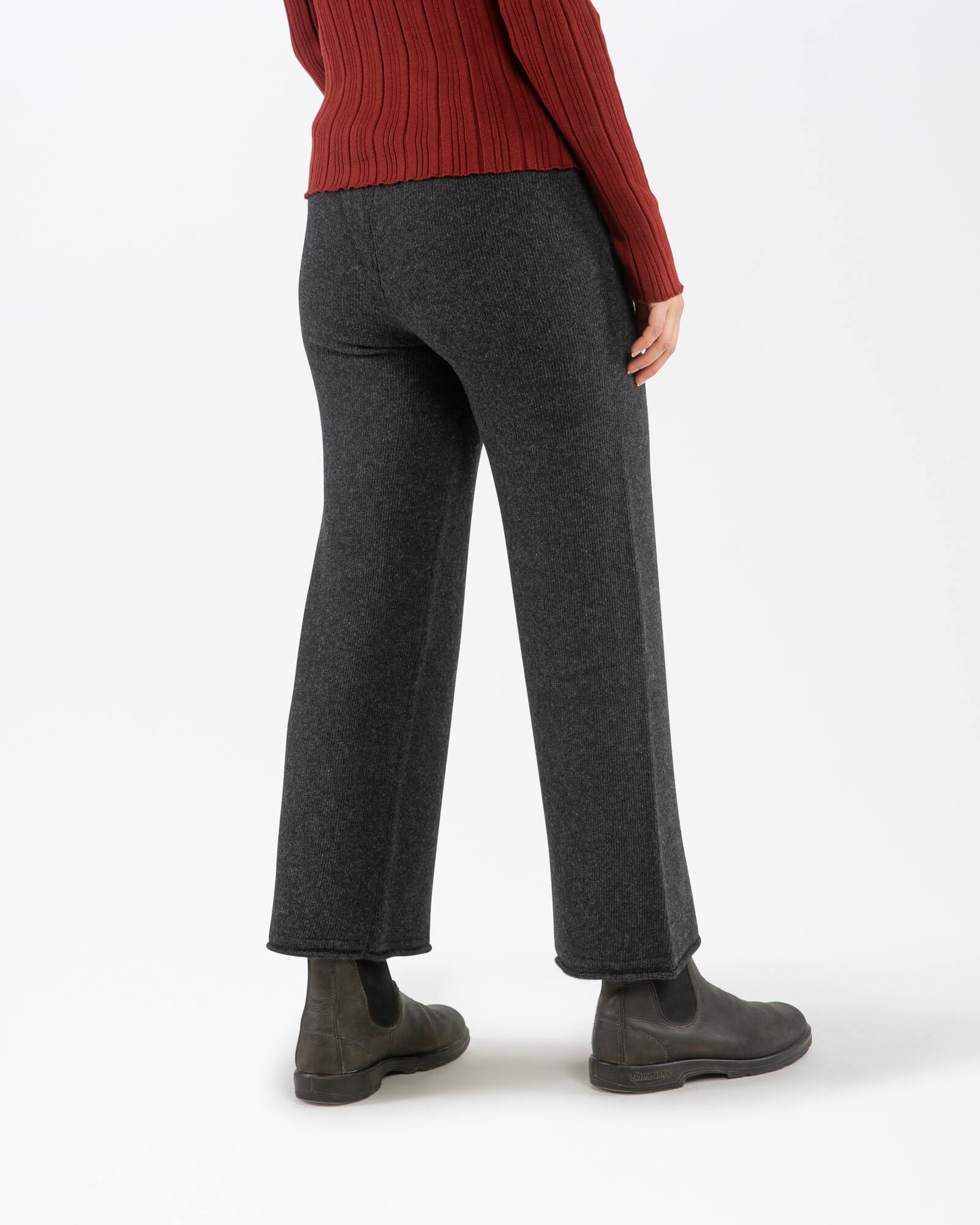 Knitted Culotte charcoal