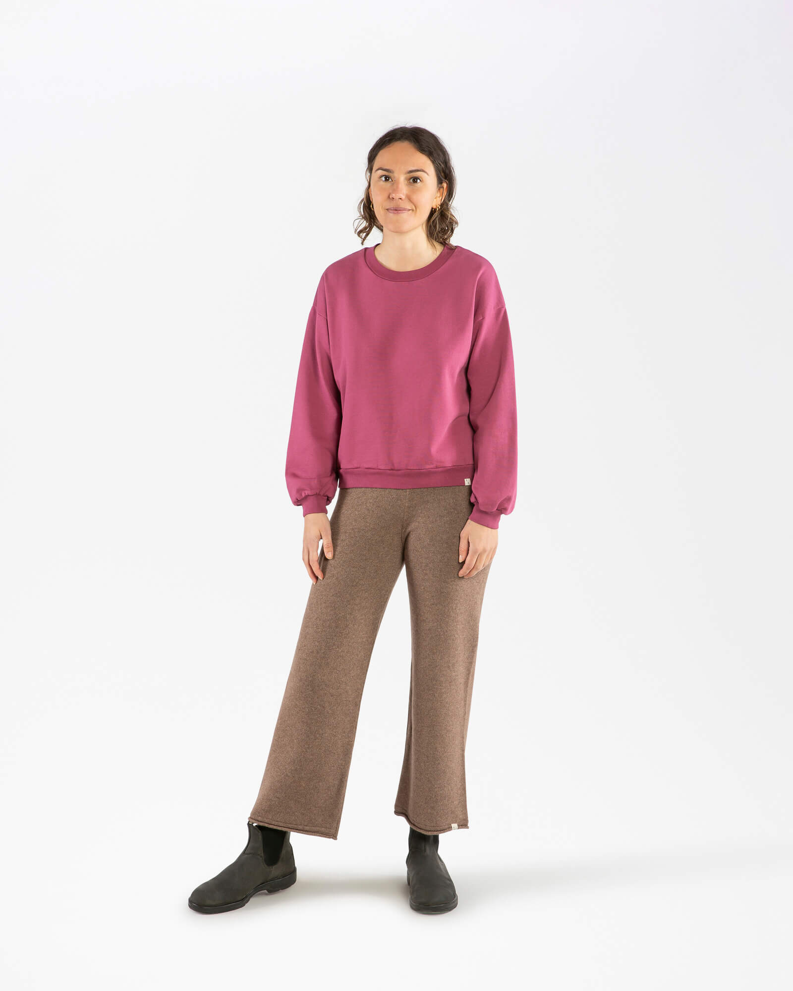 Knitted Culotte sepia