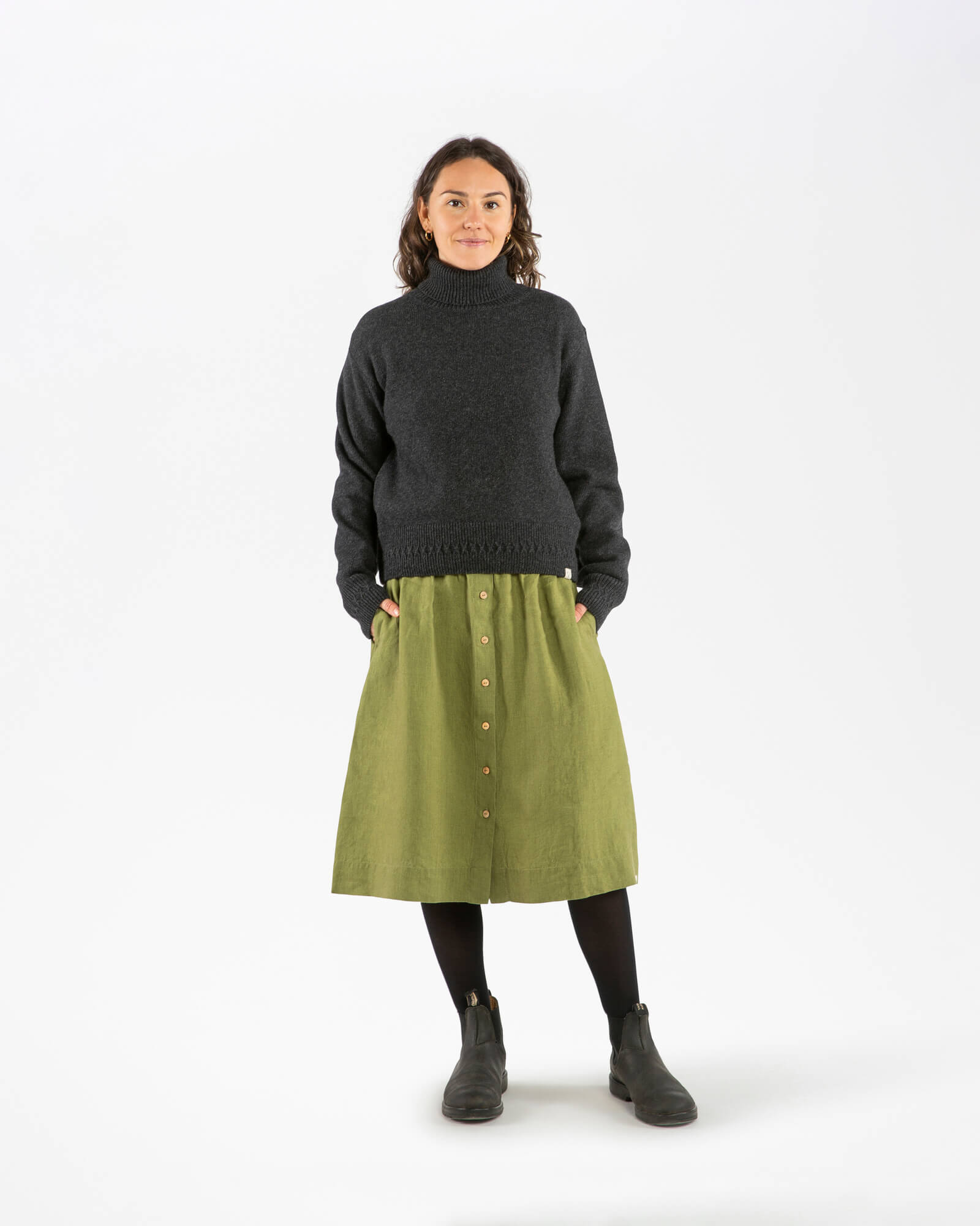 Midi Skirt cardamom