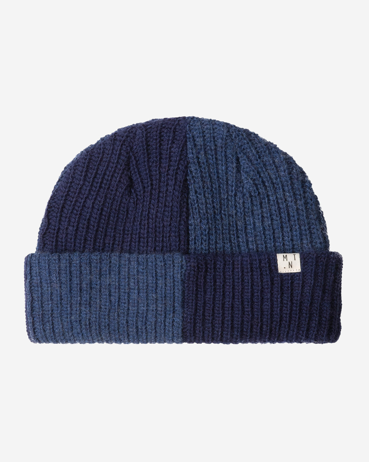 Fisherman Beanie blue melange - navy