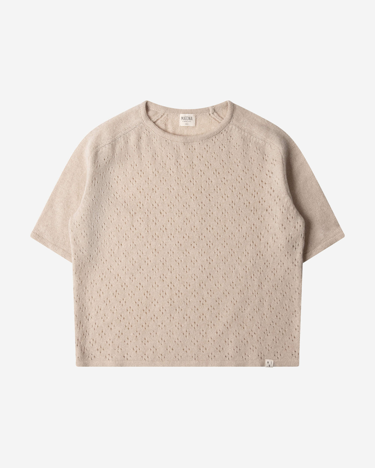 Pointelle T-Shirt oat