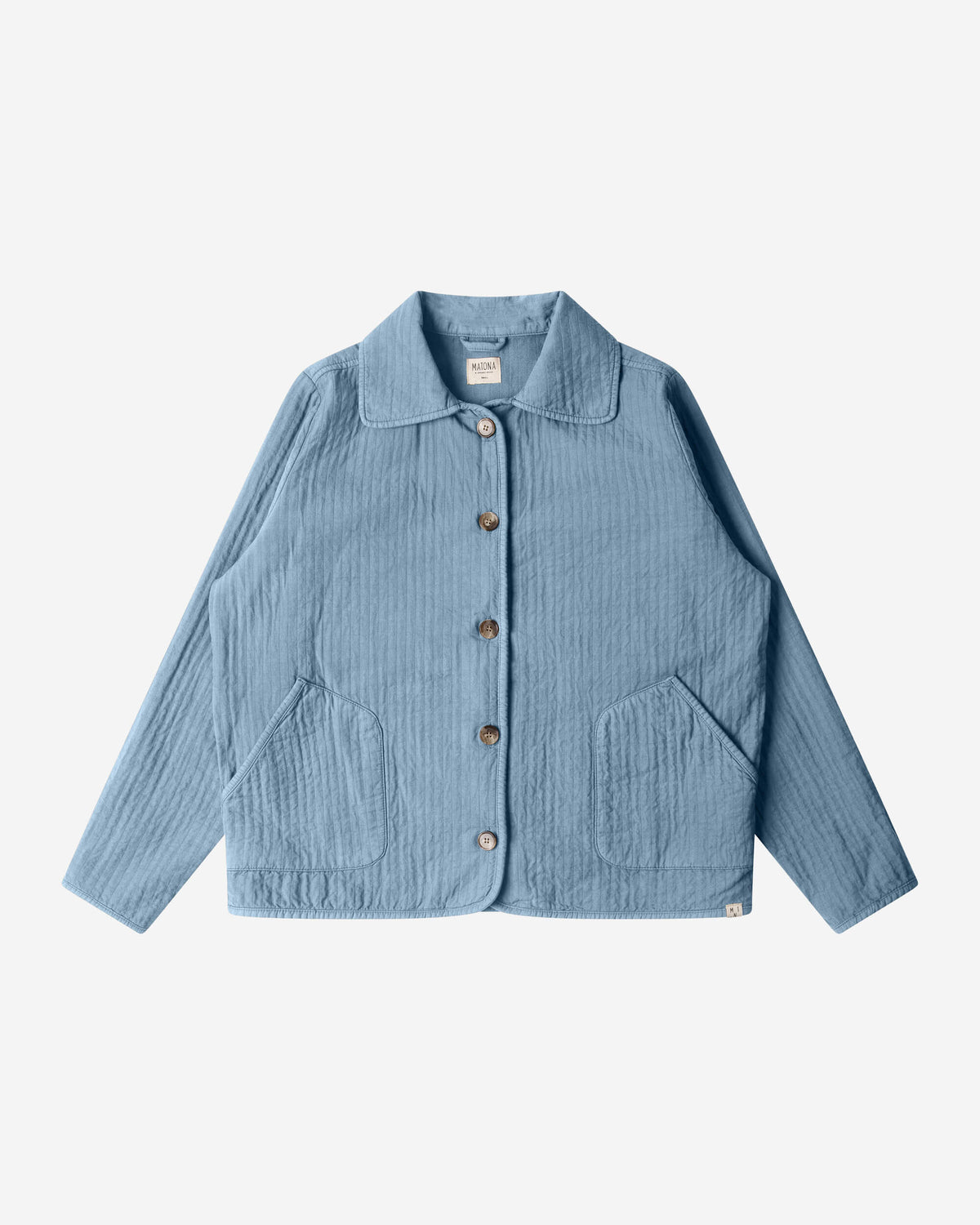 Quilted Jacket wind blue