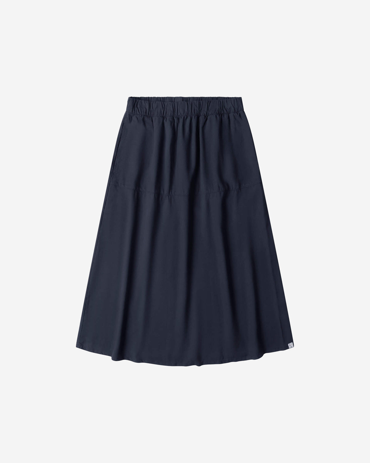 Ruffled Midi Skirt midnight blue