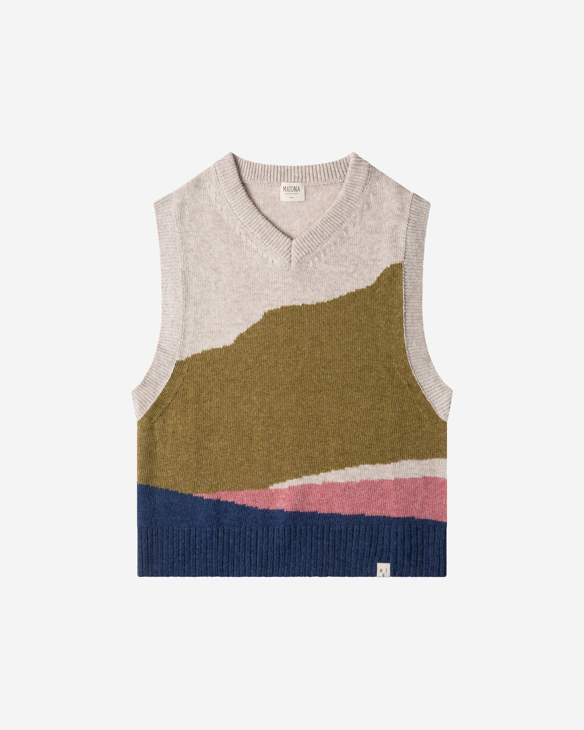 V-Neck Tank horizon multicolor